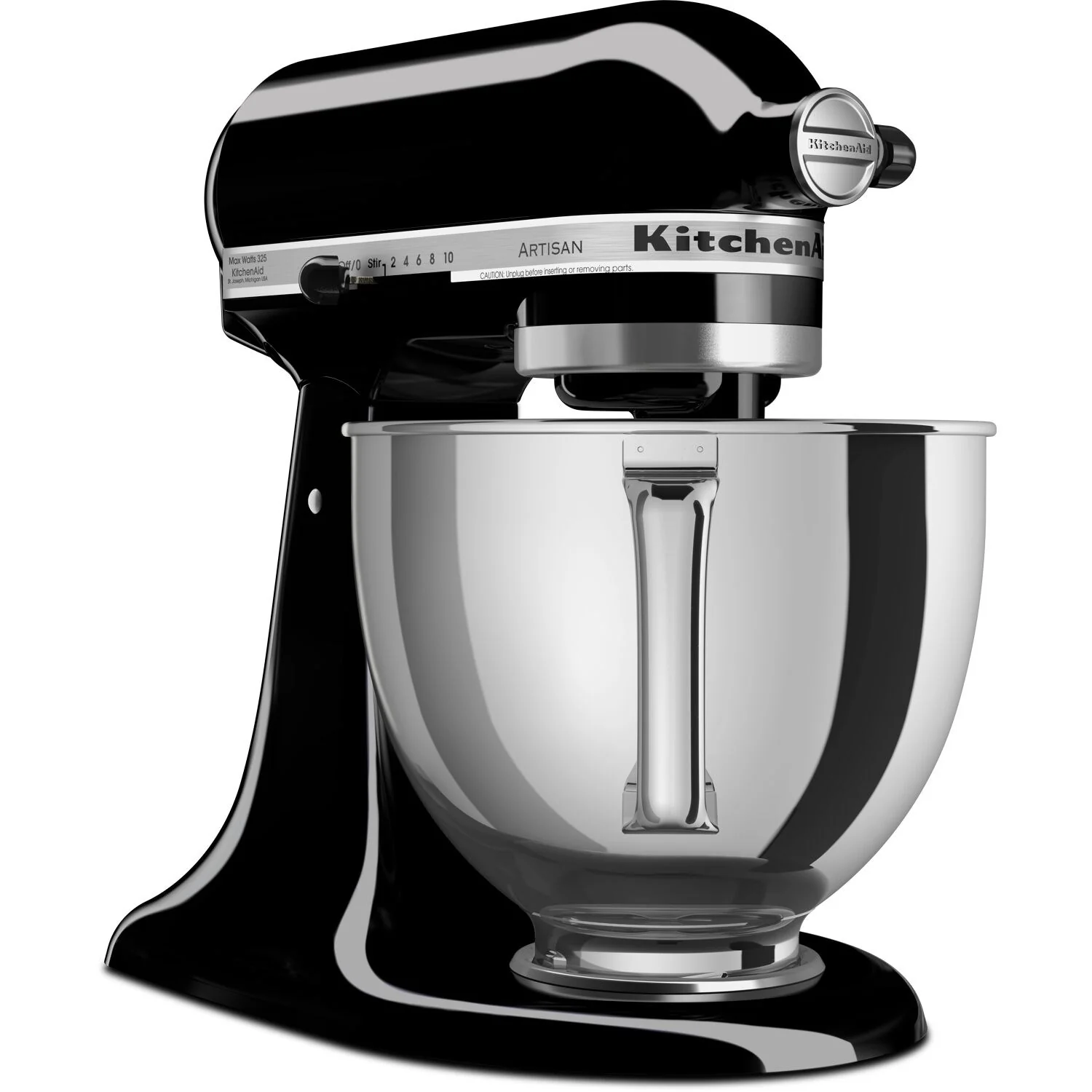 KitchenAid Artisan 5-Quart Tilt-Head Stand Mixer in Onyx Black (KSM150PSOB) - Image 7