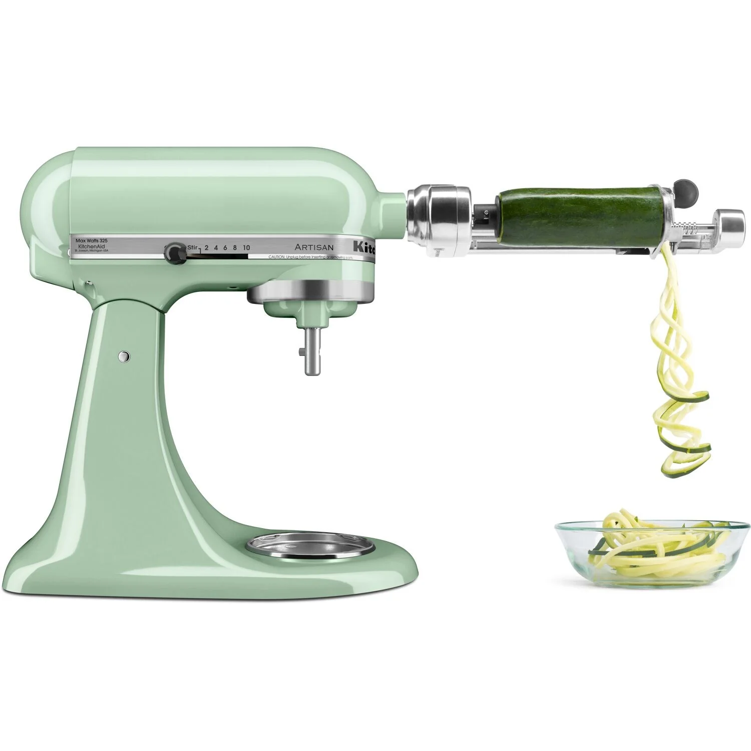 KitchenAid Artisan 5-Quart Tilt-Head Stand Mixer in Pistachio (KSM150PSPT) - Image 10