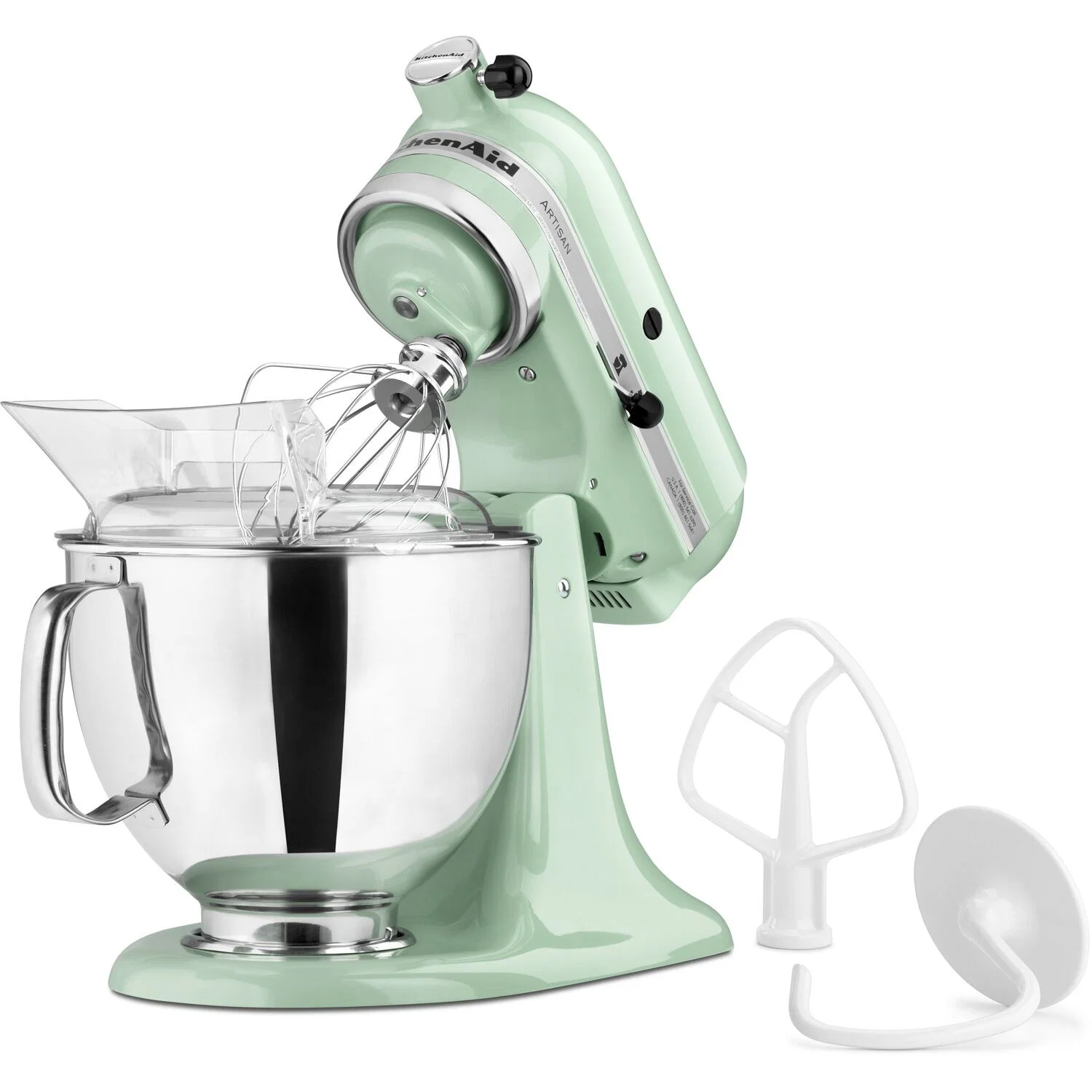 KitchenAid Artisan 5-Quart Tilt-Head Stand Mixer in Pistachio (KSM150PSPT) - Image 9