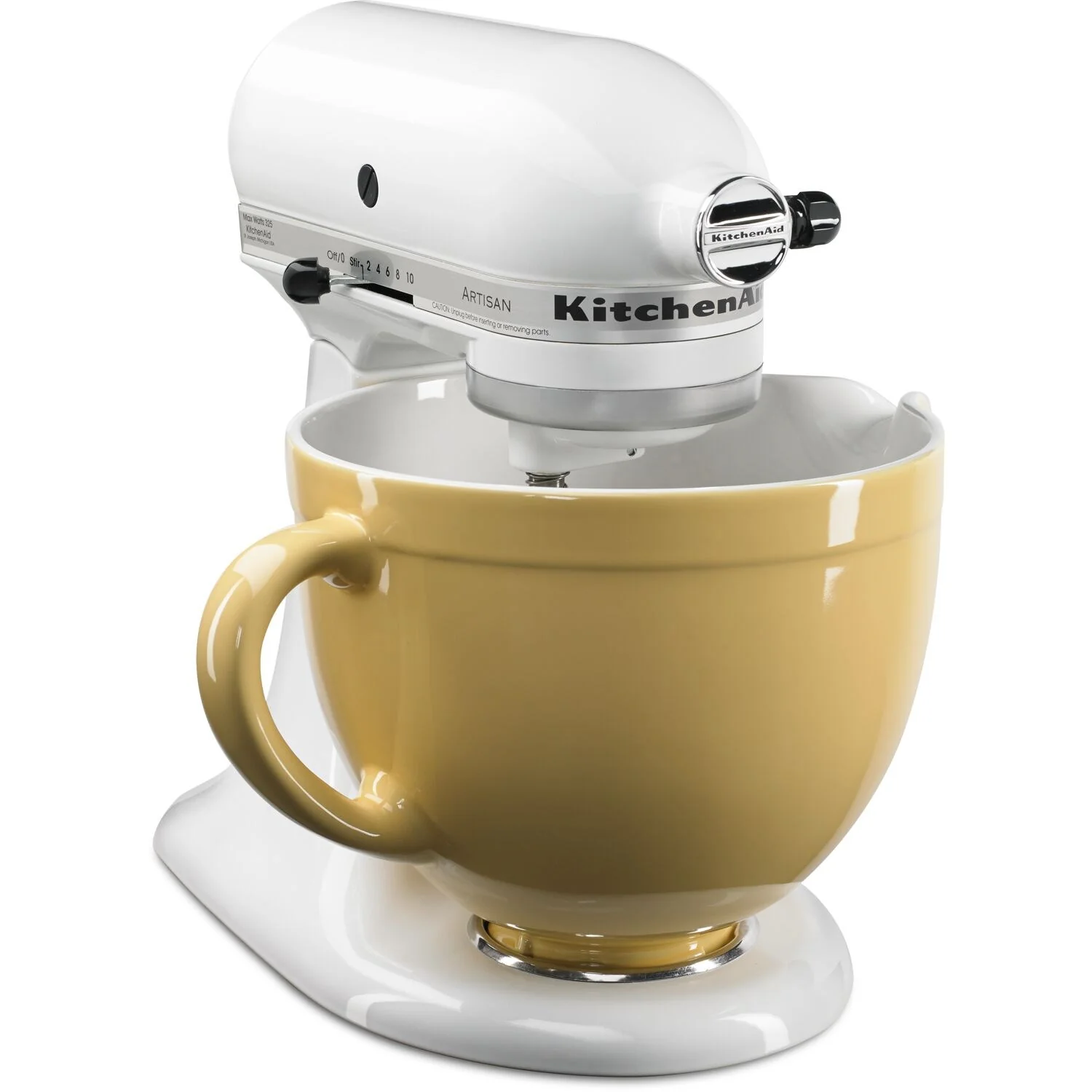 KitchenAid Artisan 5-Quart Tilt-Head Stand Mixer in White (KSM150PSWH) - Image 8