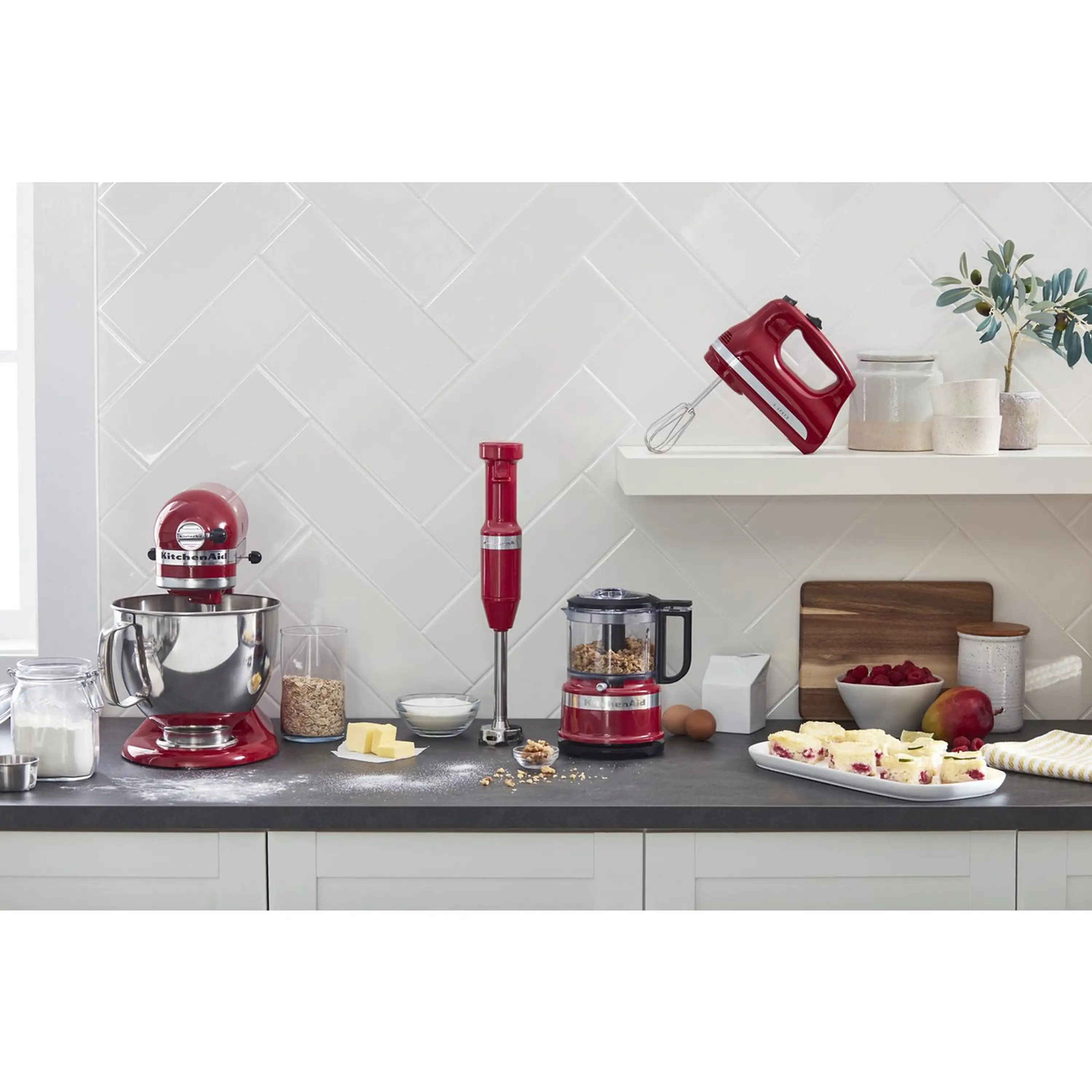 KitchenAid 5-Speed Ultra Power Hand Mixer in Empire Red (KHM512ER) - Image 2