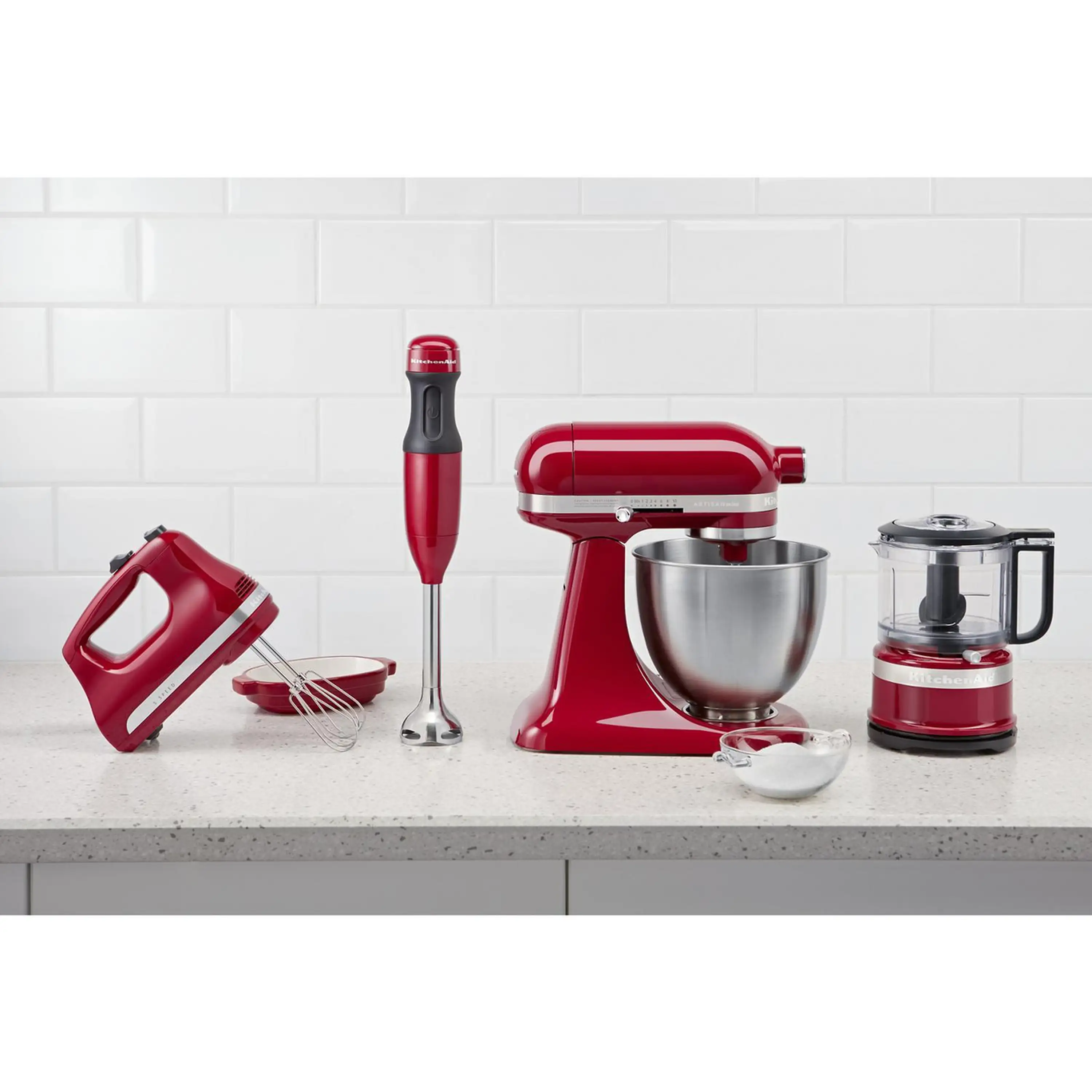 KitchenAid 5-Speed Ultra Power Hand Mixer in Empire Red (KHM512ER) - Image 5