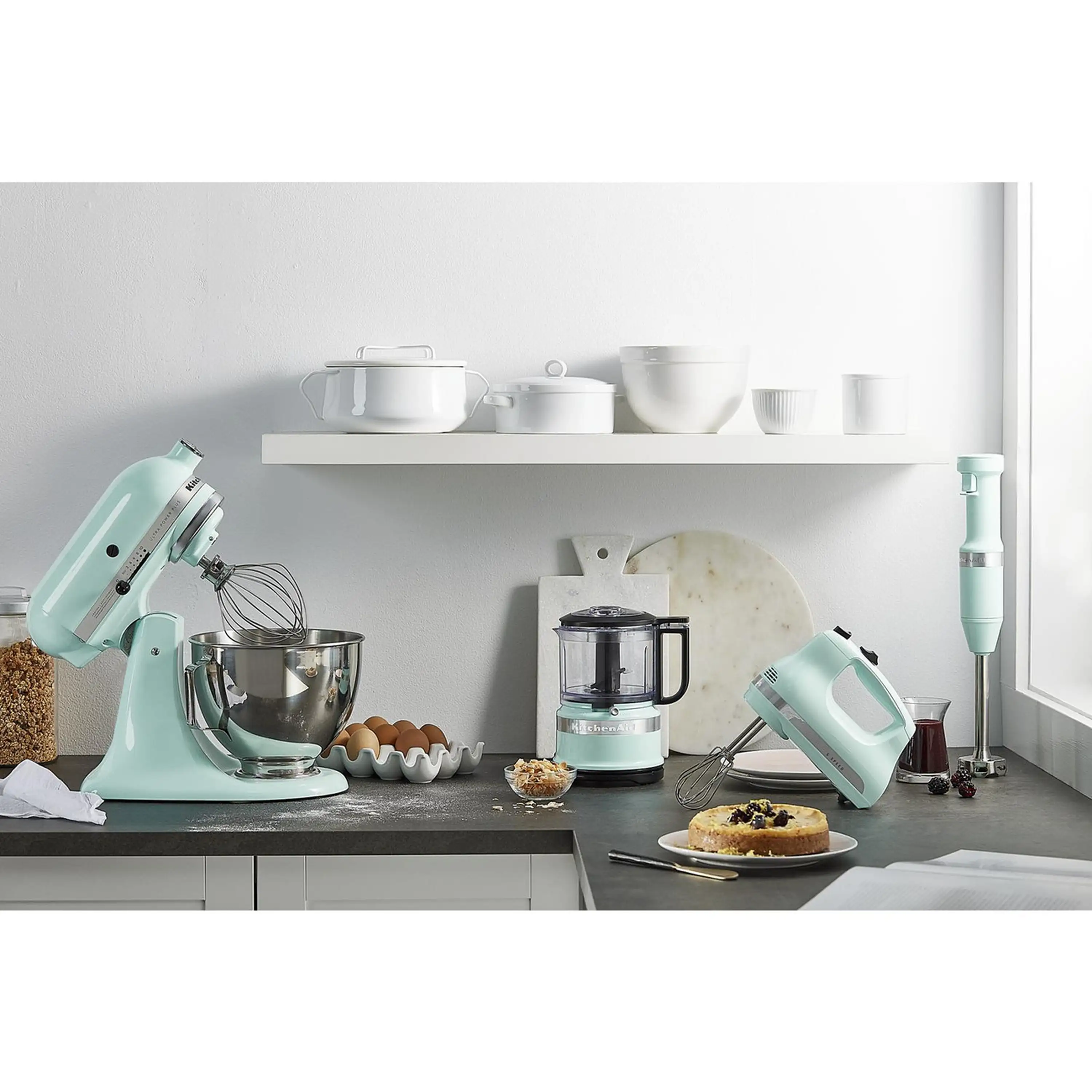 KitchenAid 5-Speed Ultra Power Hand Mixer in Ice (KHM512IC) - Image 2