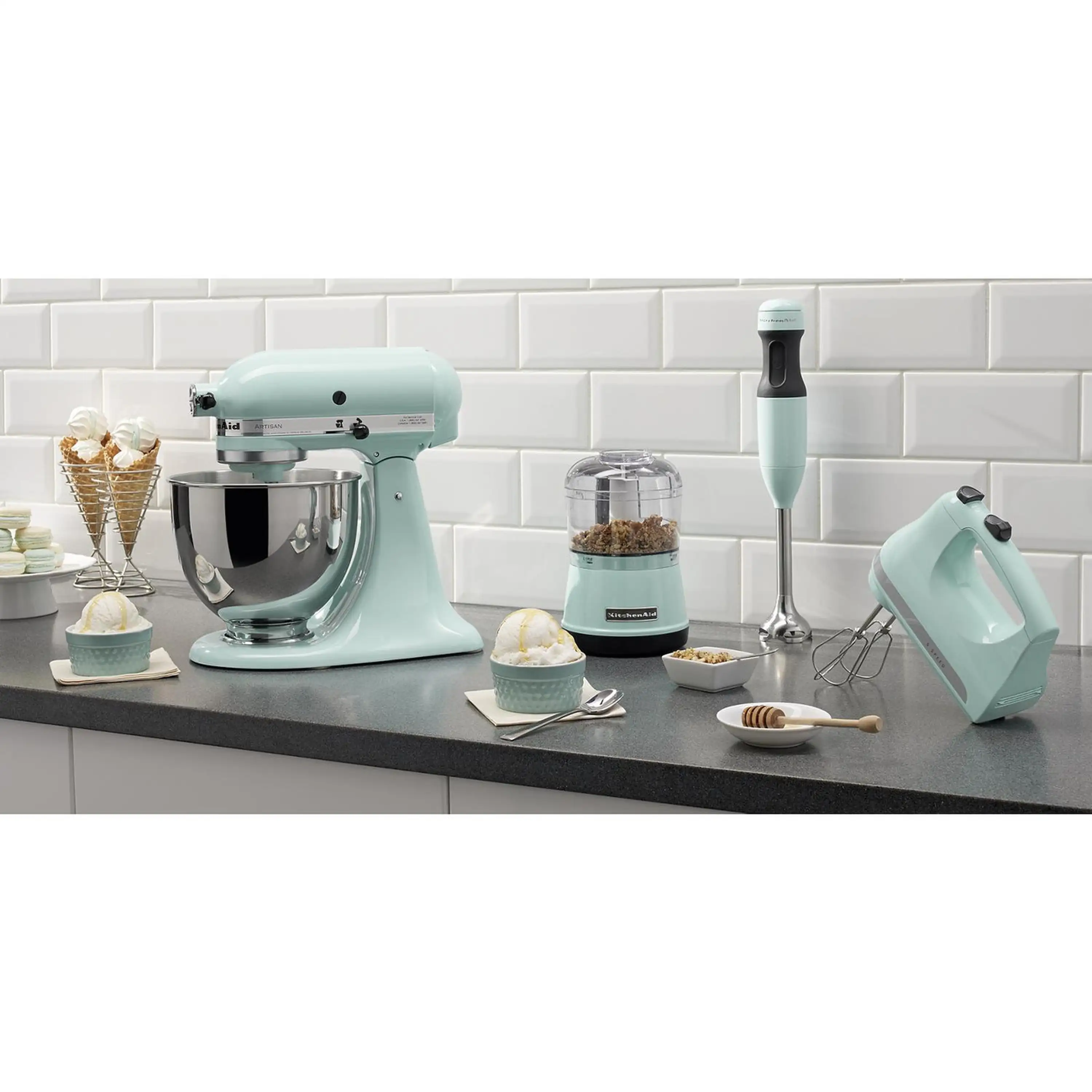 KitchenAid 5-Speed Ultra Power Hand Mixer in Ice (KHM512IC) - Image 5