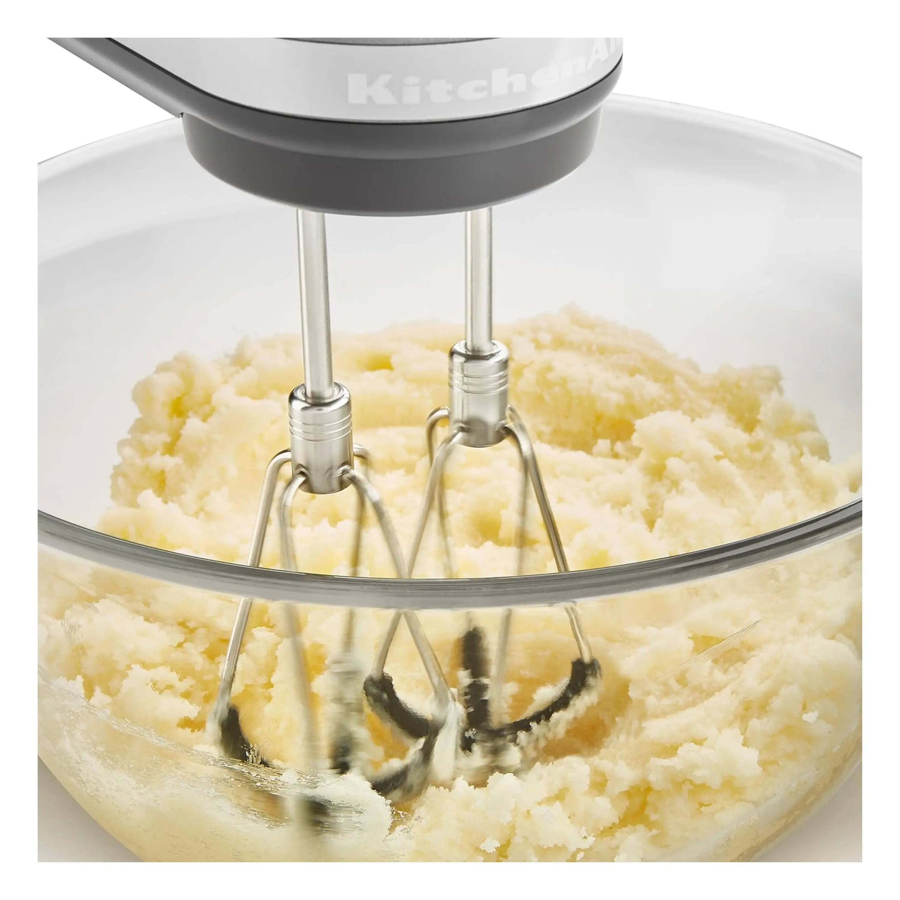 KitchenAid 6-Speed Ultra Power Hand Mixer with Flex Edge Beaters in Empire Red (KHM6118ER) - Image 4