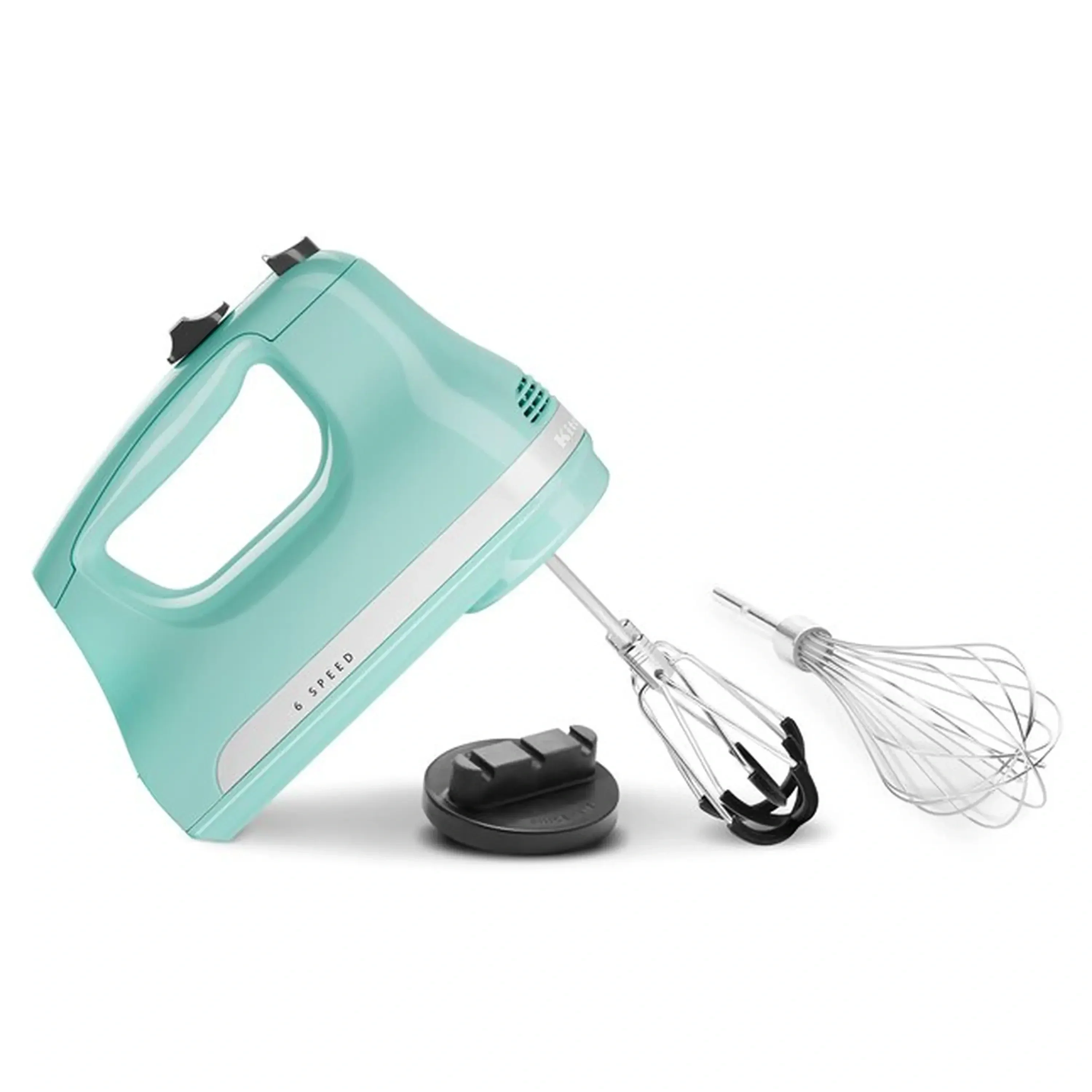 KitchenAid 6-Speed Ultra Power Hand Mixer with Flex Edge Beaters in Ice (KHM6118IC) - Image 6