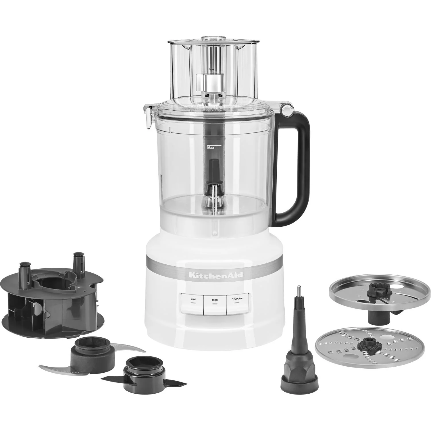KitchenAid 13 Cup Food Processor with Work Bowl in White (KFP1318WH) - Image 8