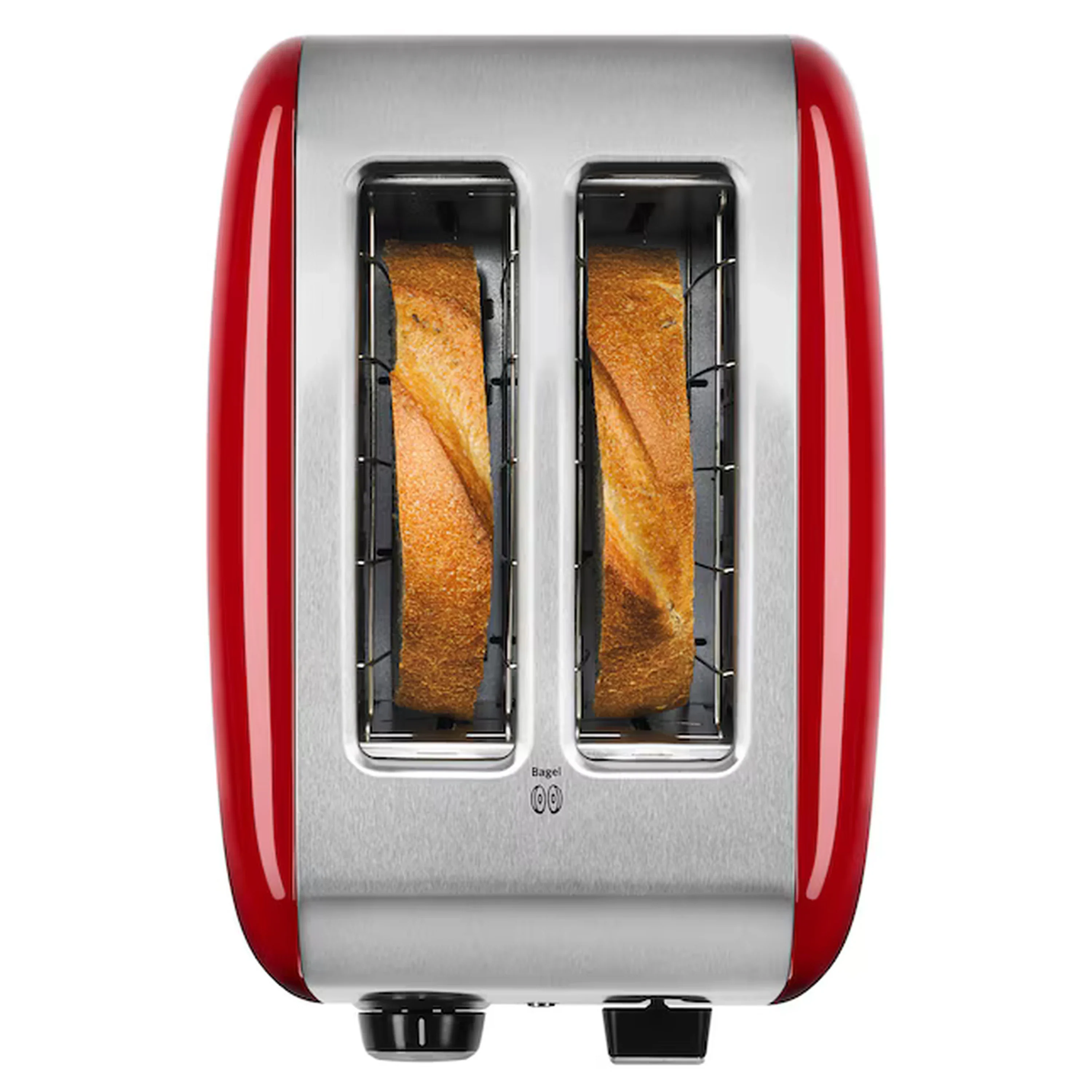 KitchenAid 2 Slice Toaster Toast with Manual Lift Lever in Empire Red (KMT2115ER) - Image 3
