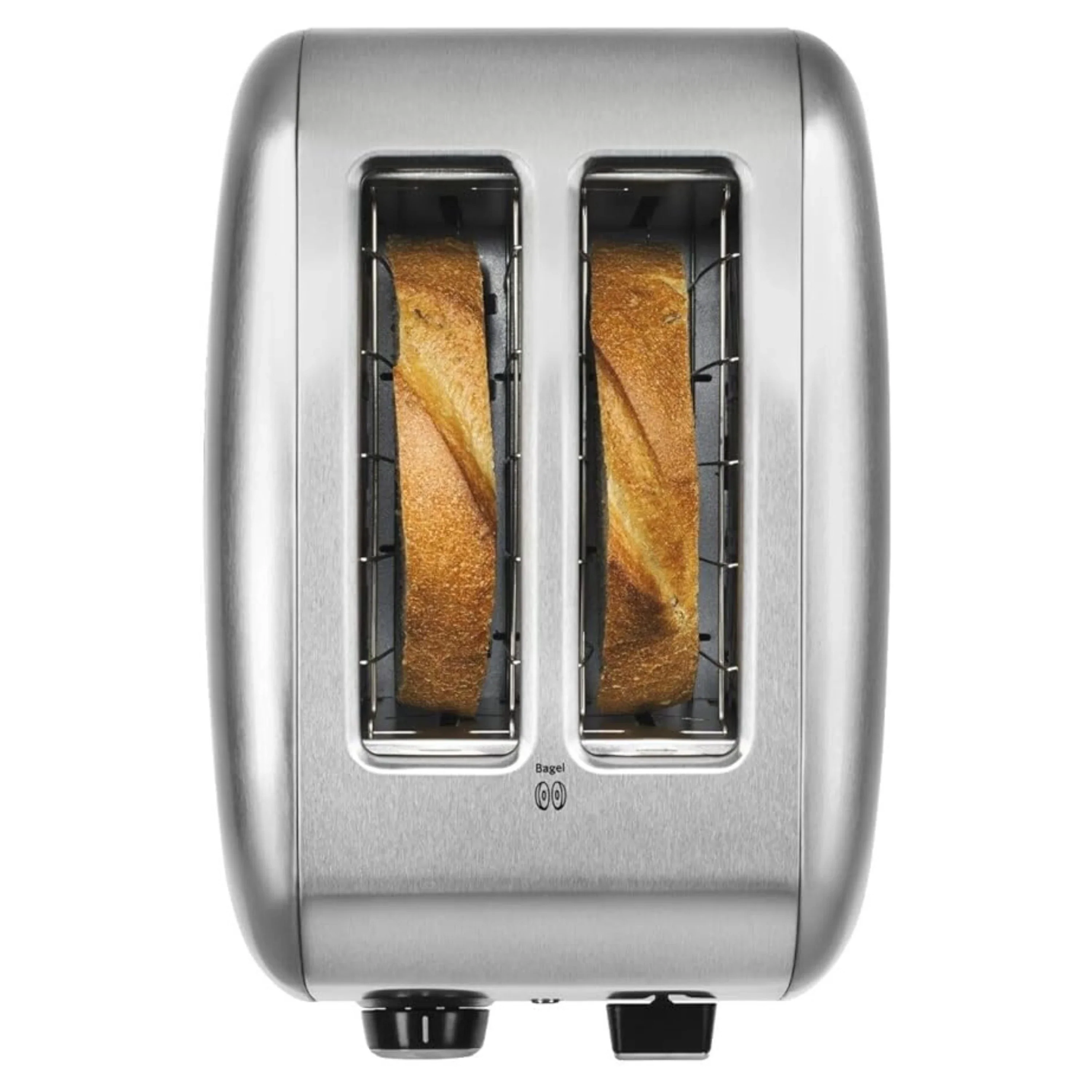KitchenAid 2 Slice Toaster with Manual Lift Lever in Brushed Stainless Steel (KMT2115SX) - Image 3