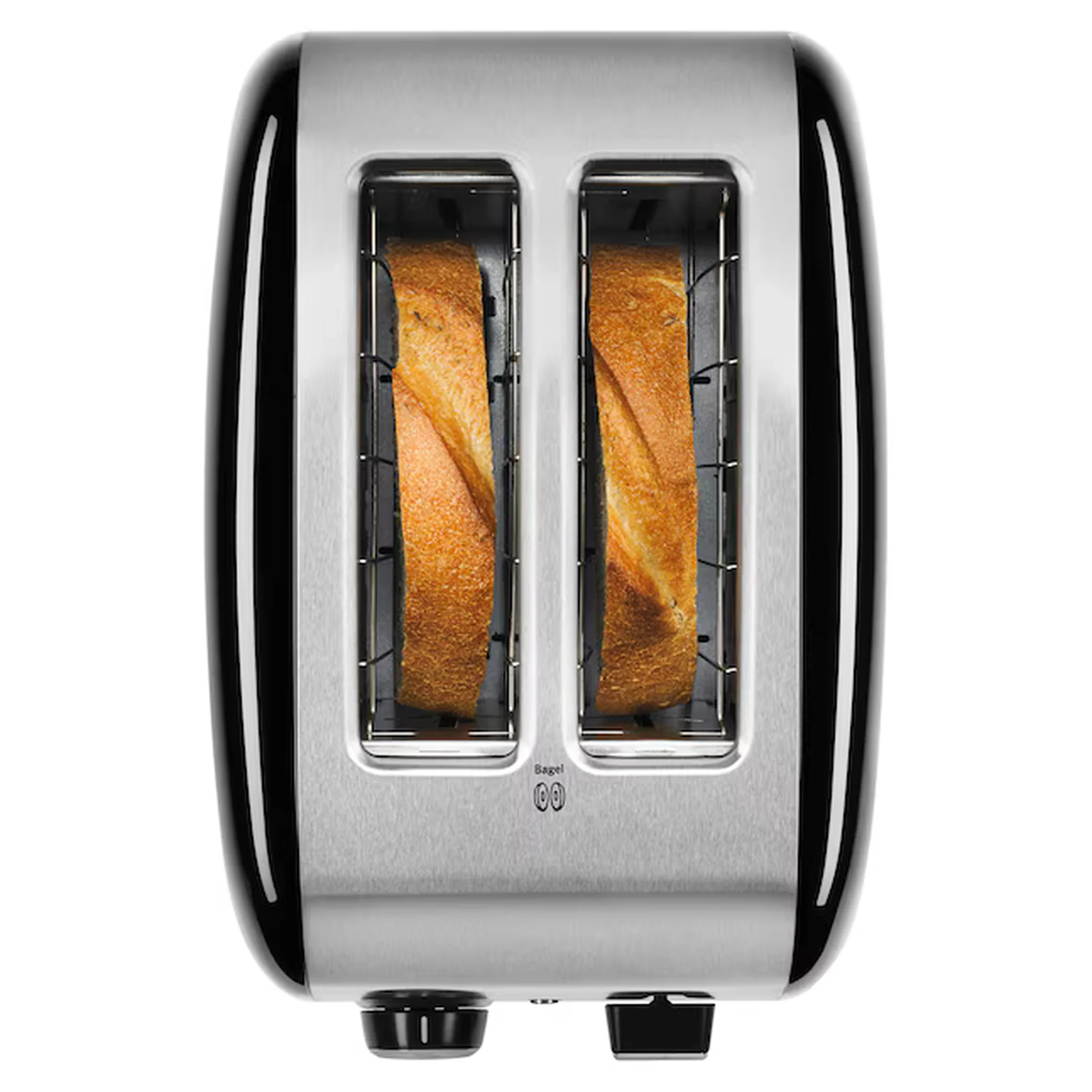 KitchenAid 2 Slice Toaster with Manual Lift Lever in Onyx Black (KMT2115OB) - Image 3