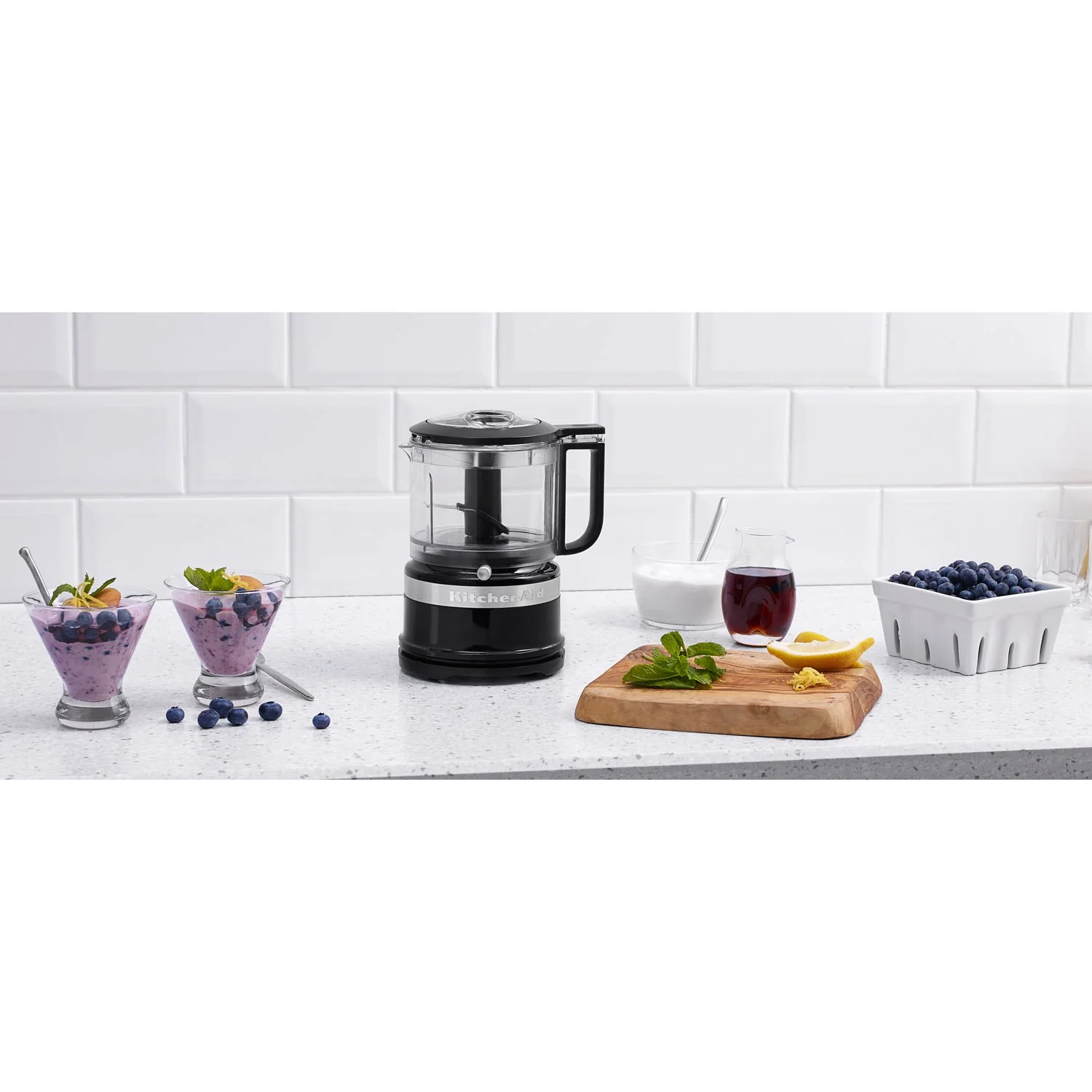 KitchenAid 3.5 Cup Food Chopper Chop, Mix, Puree in Onyx Black (KFC3516OB) - Image 2