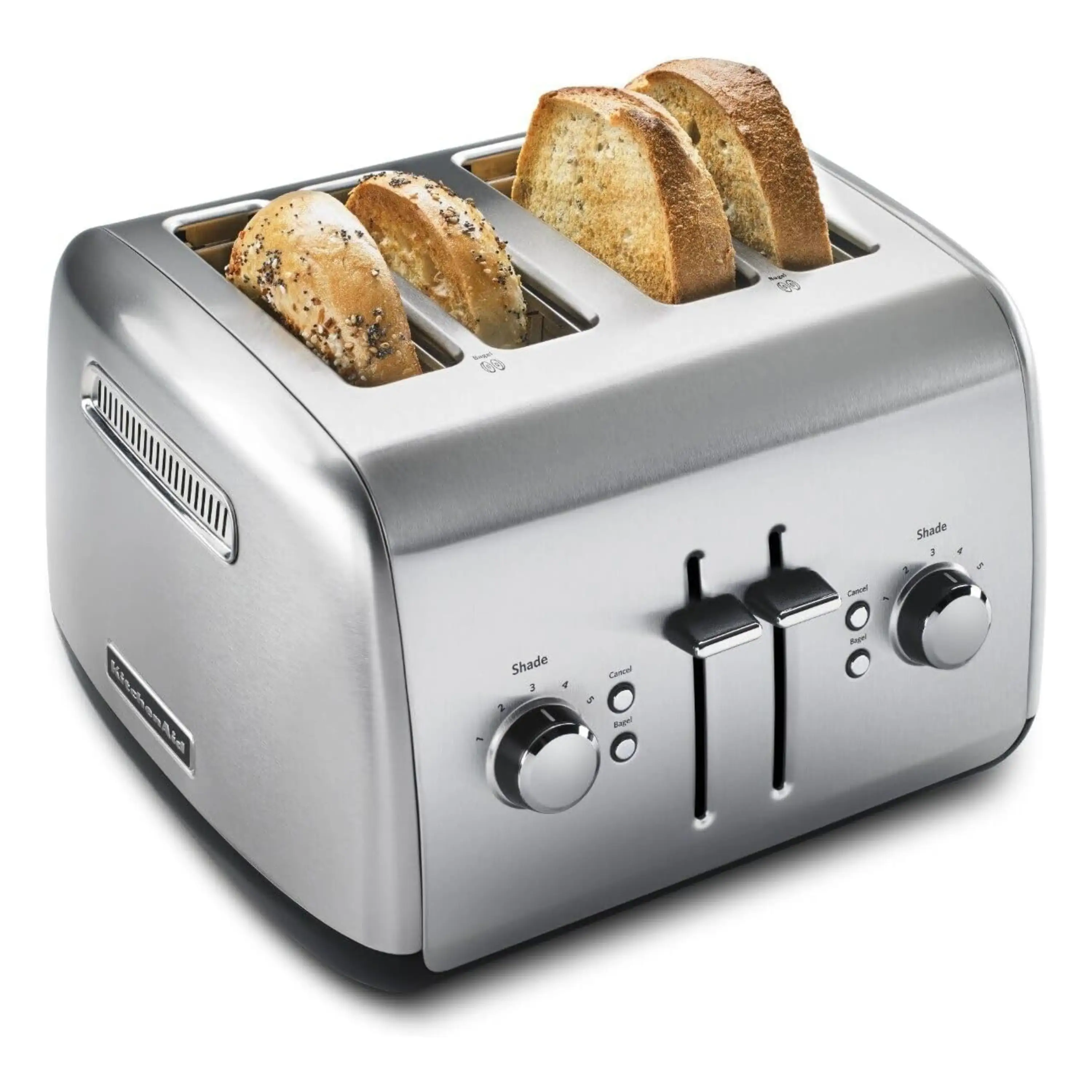 KitchenAid 4 Slice Toaster with Manual LIft Lever in Brushed Stainless Steel (KMT4115SX) - Image 2