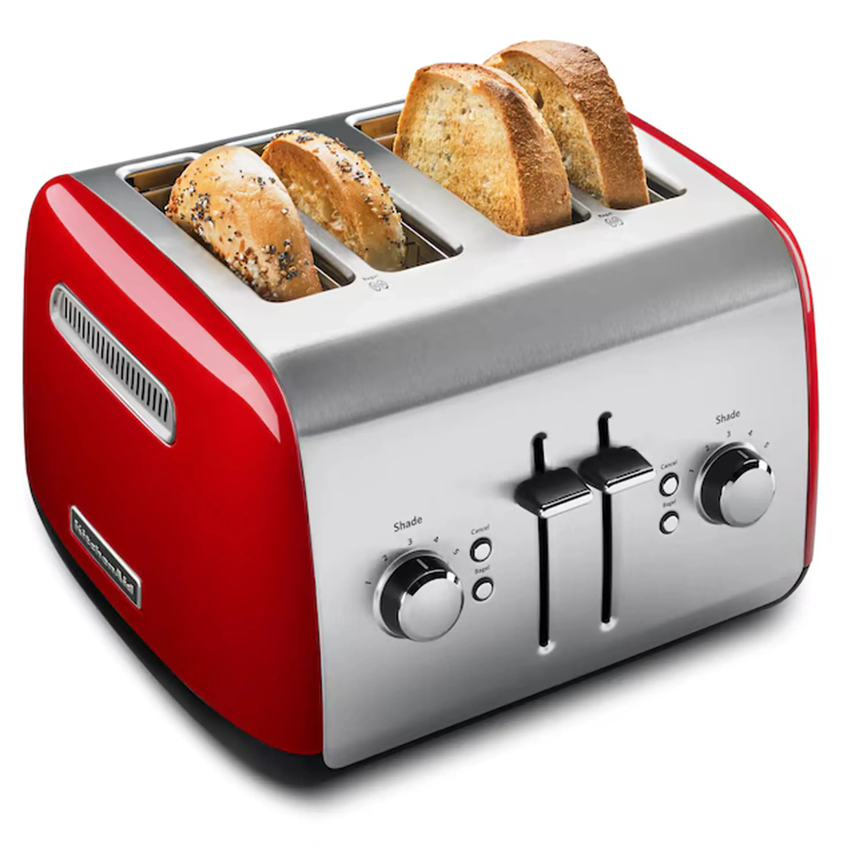 KitchenAid 4 Slice Toaster with Manual Lift Lever in Empire Red (KMT4115ER) - Image 2