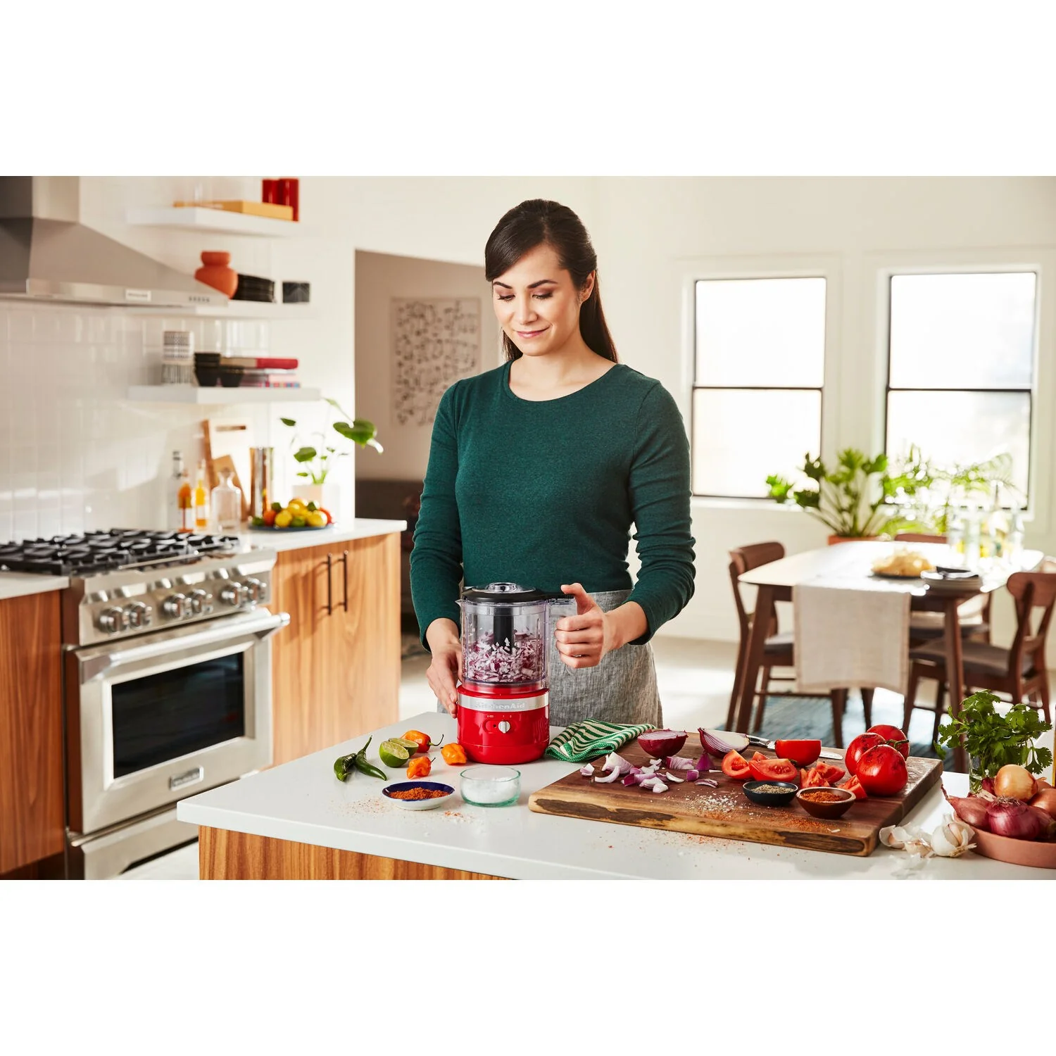 KitchenAid 5 Cup Food Chopper in Passion Red (KFCB519PA) - Image 2