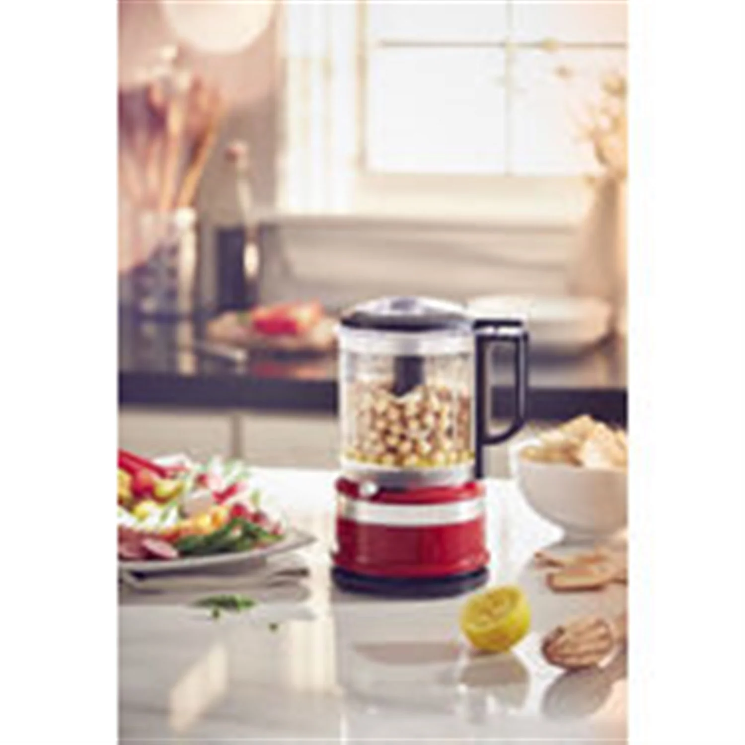 KitchenAid 5 Cup Food Chopper with Multi-Purpose Blade & Whisk Accessory in Empire Red (KFC0516ER) - Image 2