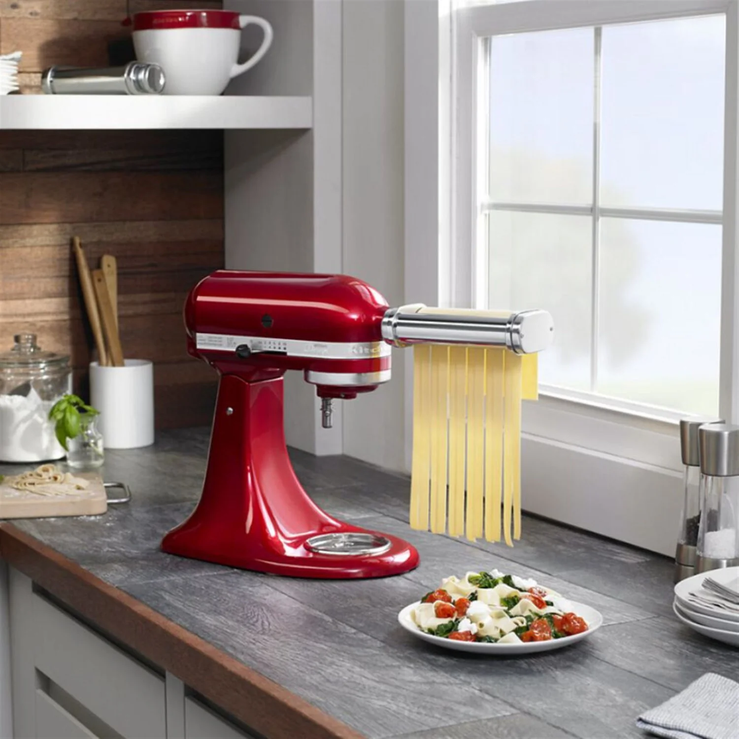 KitchenAid 5-Piece Pasta Deluxe Set in Stainless Steel (KSMPDX) - Image 4