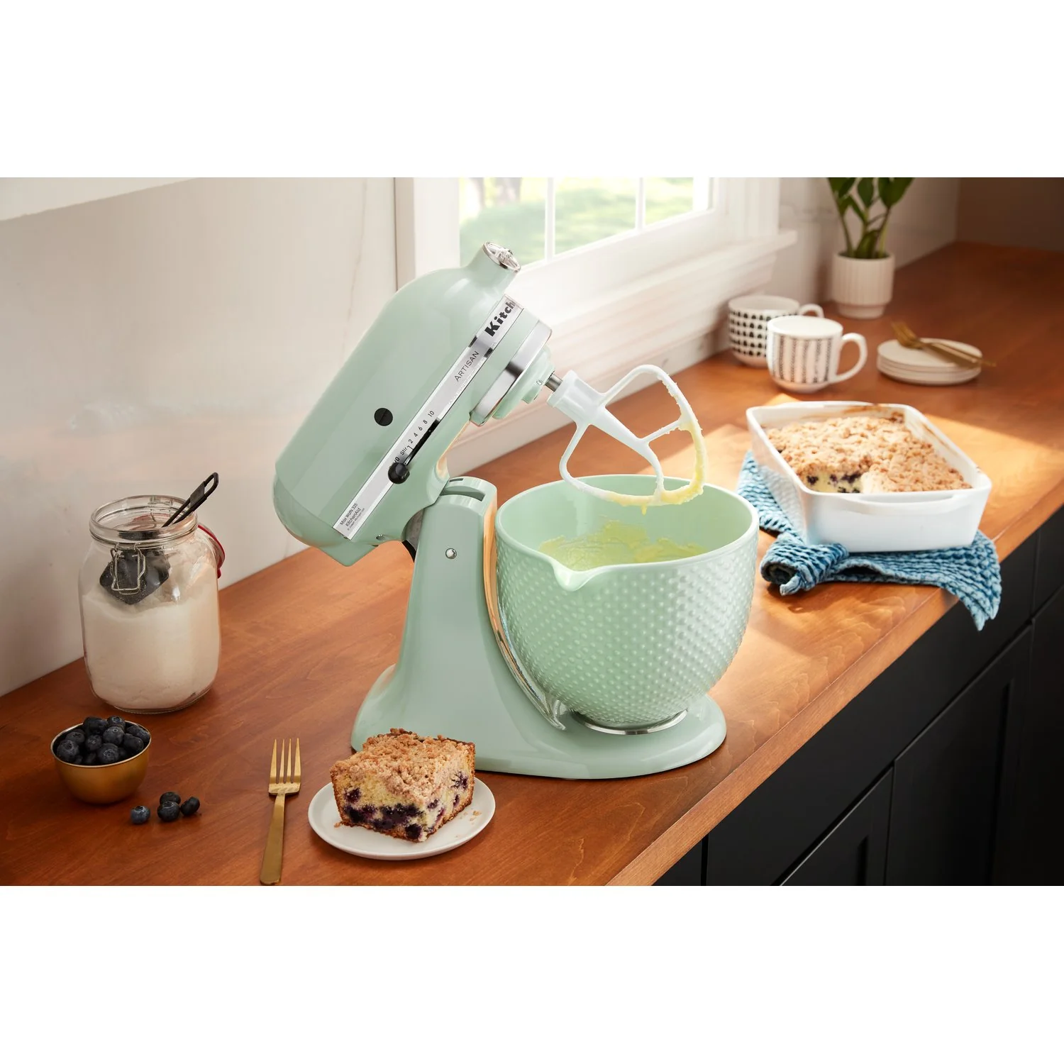 KitchenAid 5 Qt. Ceramic Bowl in Dew Drop (KSM2CB5TDD) - Image 2