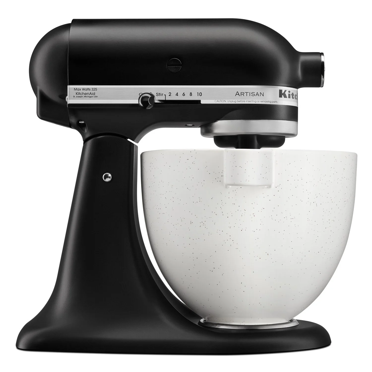 KitchenAid 5 Qt. Ceramic Bowl in Speckled Stone (KSM2CB5PSS) - Image 3