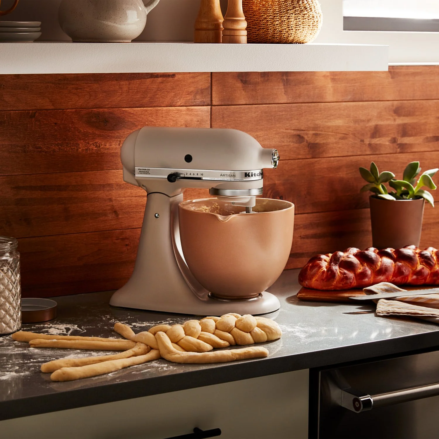 KitchenAid 5 Qt. Ceramic Bowl in Fired Clay (KSM2CB5PFC) - Image 3