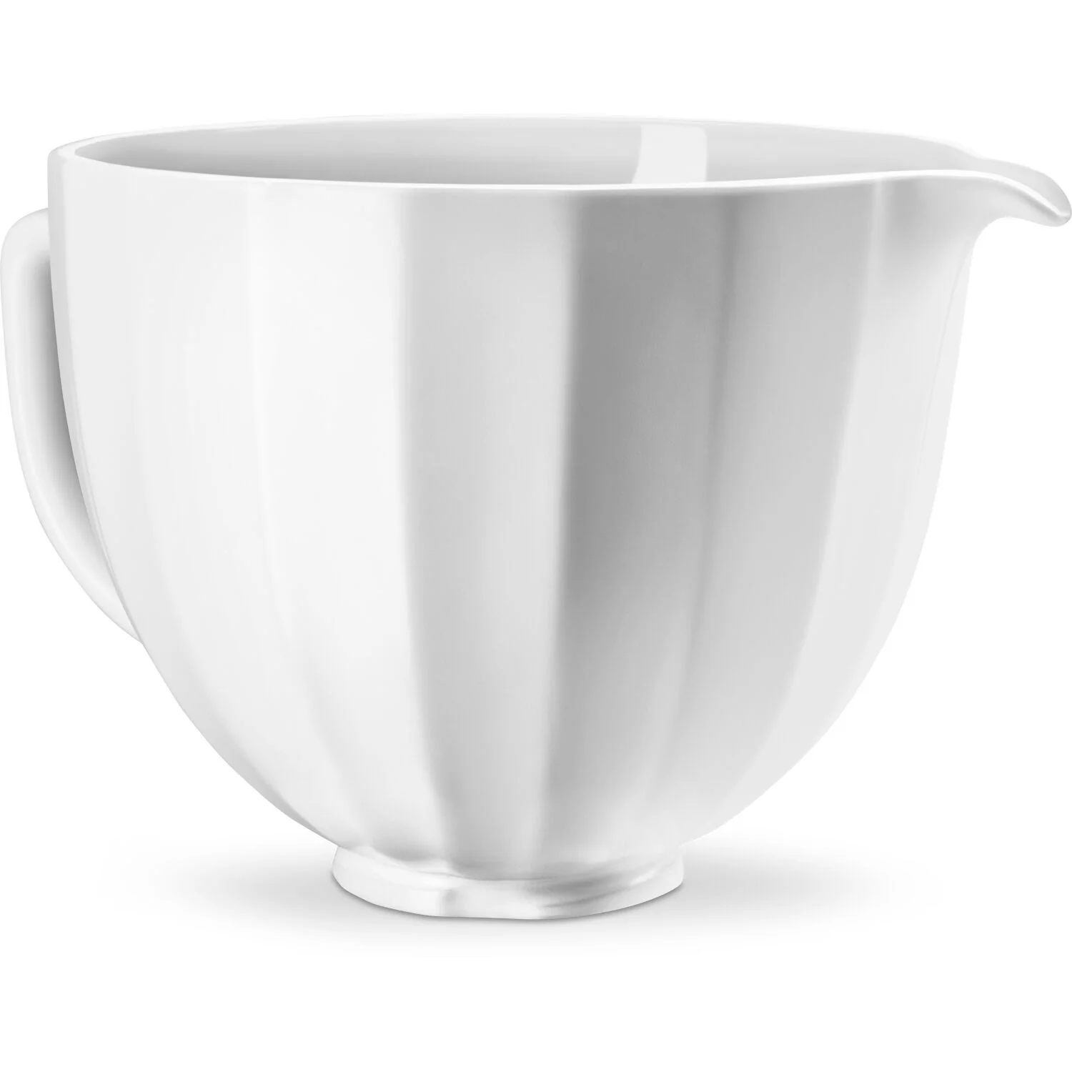 KitchenAid 5-Quart Ceramic Bowl in White Shell Shell (KSM2CB5PWS) - Image 4