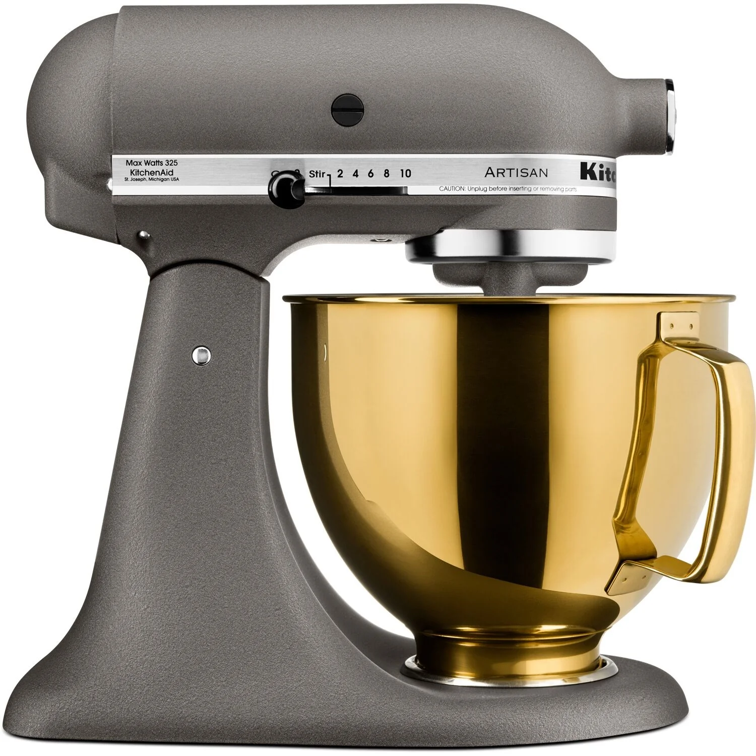 KitchenAid 5-Quart Bowl Colorfast Stainless Steel in Radiant Gold (KSM5SSBRG) - Image 2