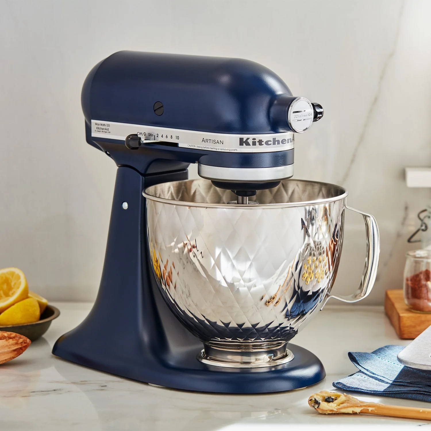 KitchenAid 5-Quart Colorfast Finish Stainless Steel Bowl, Quilted (KSM5SSBQB) - Image 3
