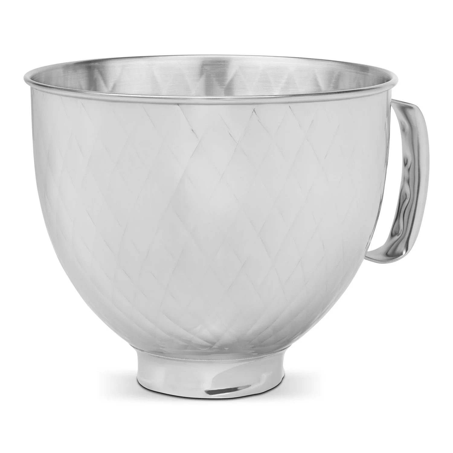 KitchenAid 5-Quart Colorfast Finish Stainless Steel Bowl, Quilted (KSM5SSBQB) - Image 5