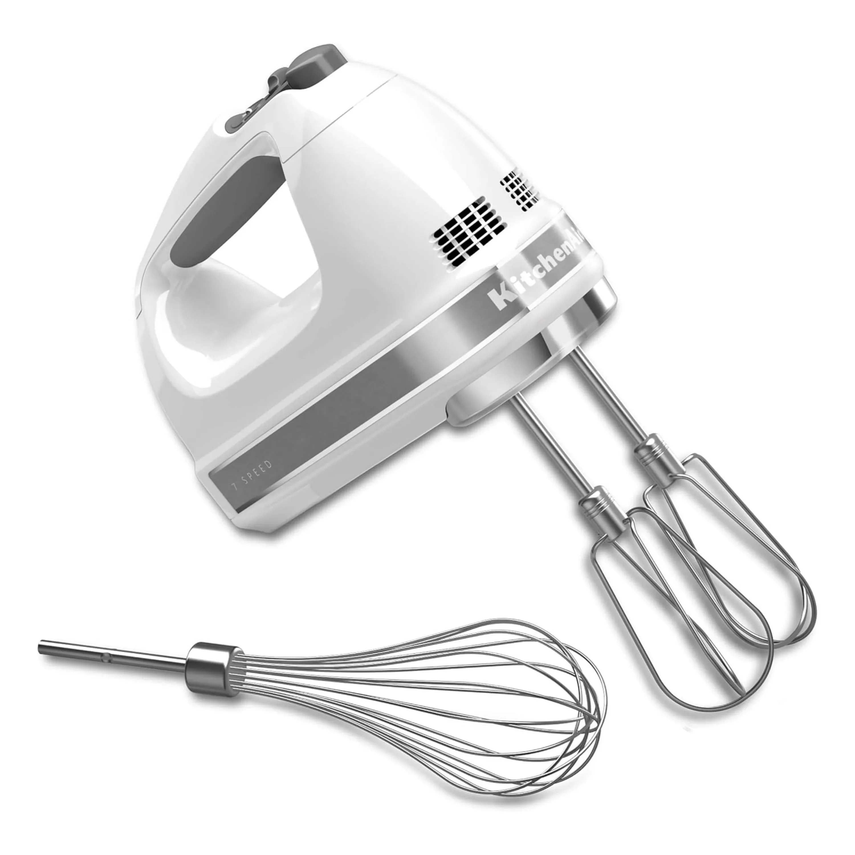 KitchenAid 7-Speed Hand Mixer in White (KHM7210W) - Image 3
