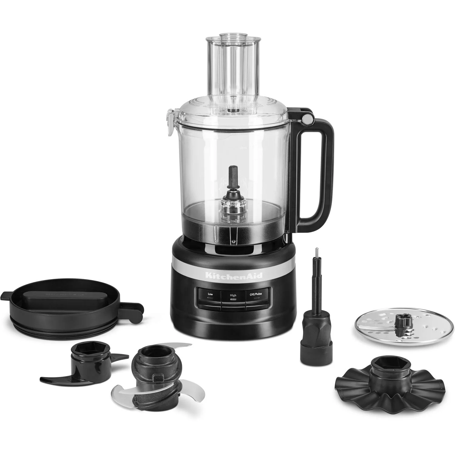 KitchenAid 9-Cup Food Processor with Slice-Shred Blade & Multipurpose Blade in Black Matte (KFP0921BM) - Image 5