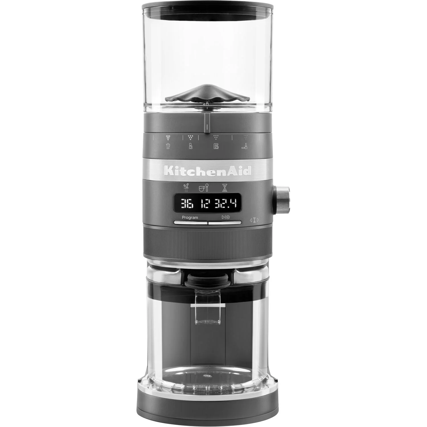 KitchenAid Burr Coffee Grinder in Charcoal Grey (KCG8433DG) - Image 4
