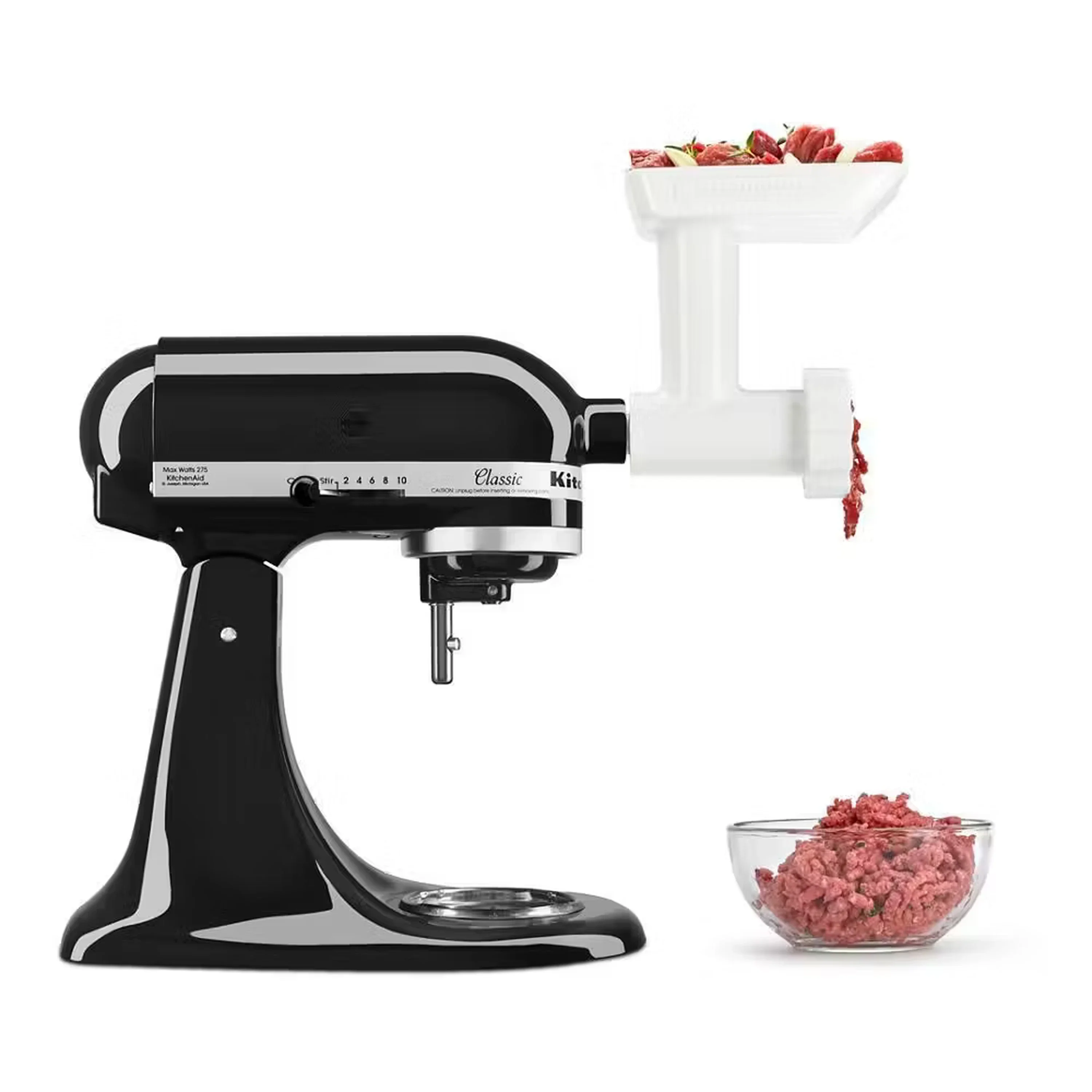 KitchenAid Classic Series 4.5 Quart Tilt-Head Stand Mixer in Onyx Black (K45SSOB) - Image 9