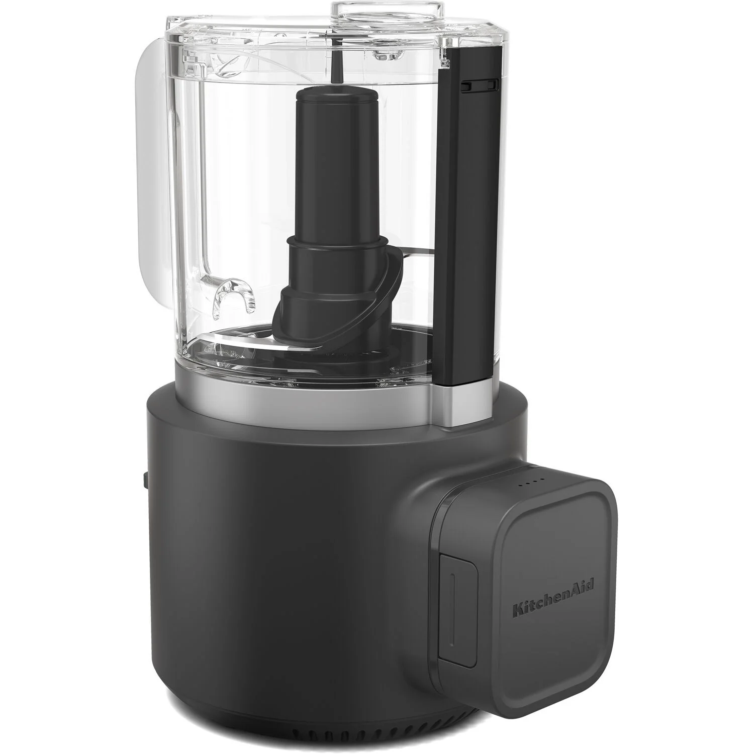 KitchenAid CORDLESS 12V 3.5 Cup Chopper in Black Matte with Battery, USB-C Cable, Wall Adapter Included (KFCR531BM) - Image 6