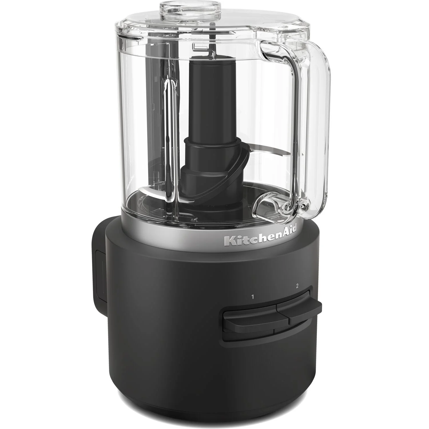 KitchenAid CORDLESS 12V 3.5 Cup Chopper in Black Matte with Battery, USB-C Cable, Wall Adapter Included (KFCR531BM) - Image 8