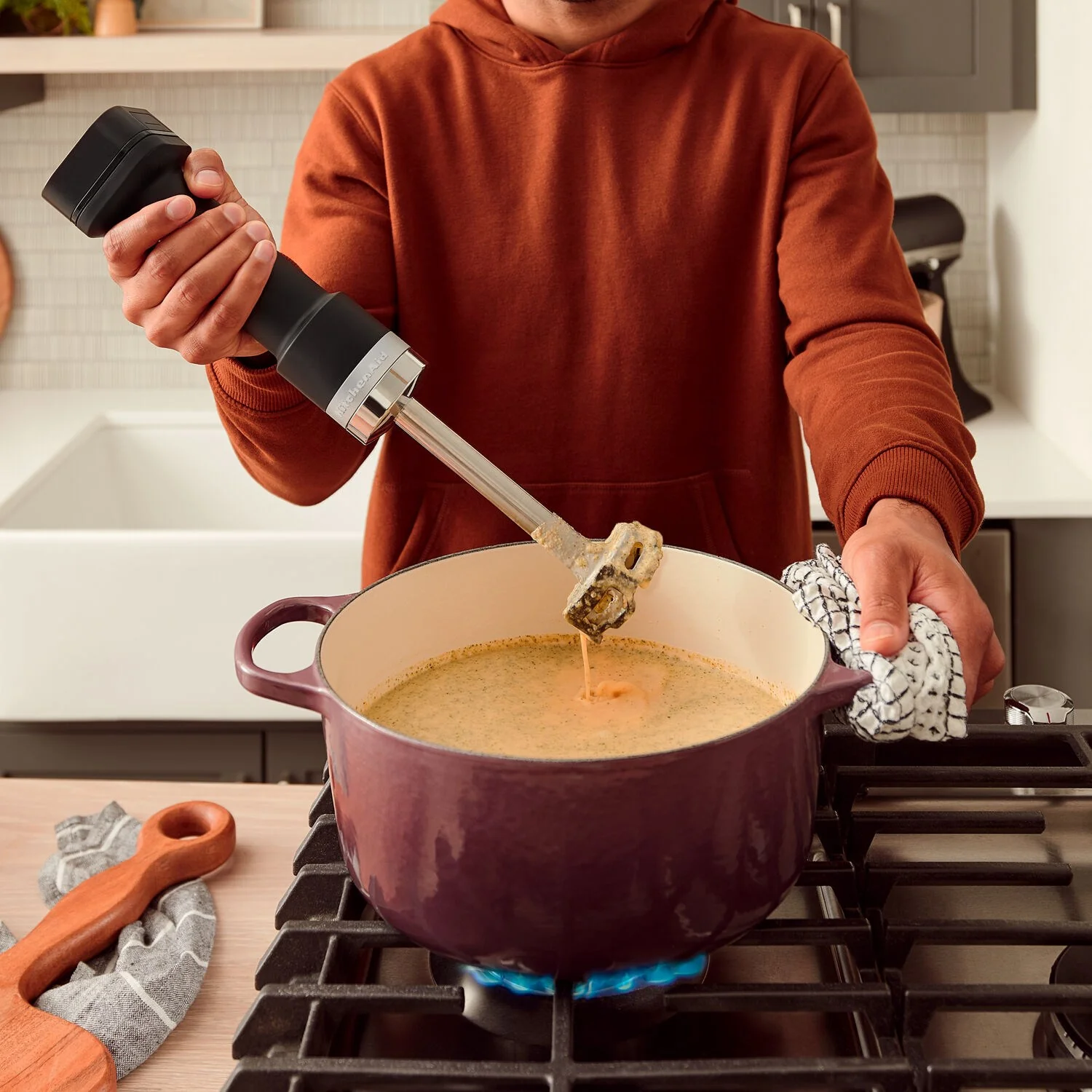 KitchenAid Go Cordless 12V Hand Blender with Battery Included (KHBRV71BM) - Image 2