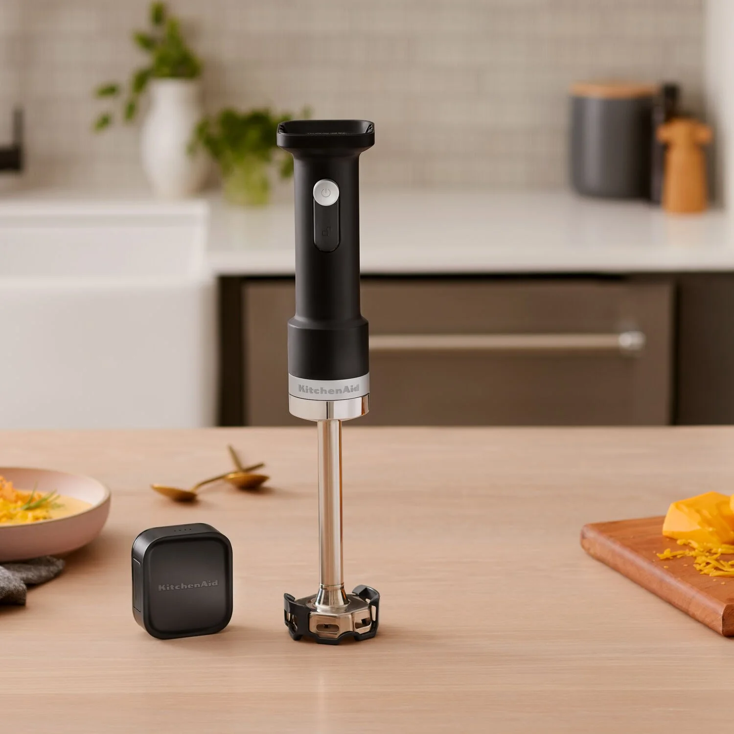 KitchenAid Go Cordless 12V Hand Blender with Battery Included (KHBRV71BM) - Image 4