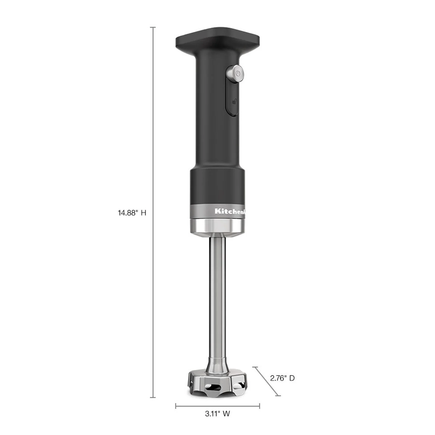 KitchenAid Go Cordless 12V Hand Blender in Black Matte (KHBRV00BM) - Image 9