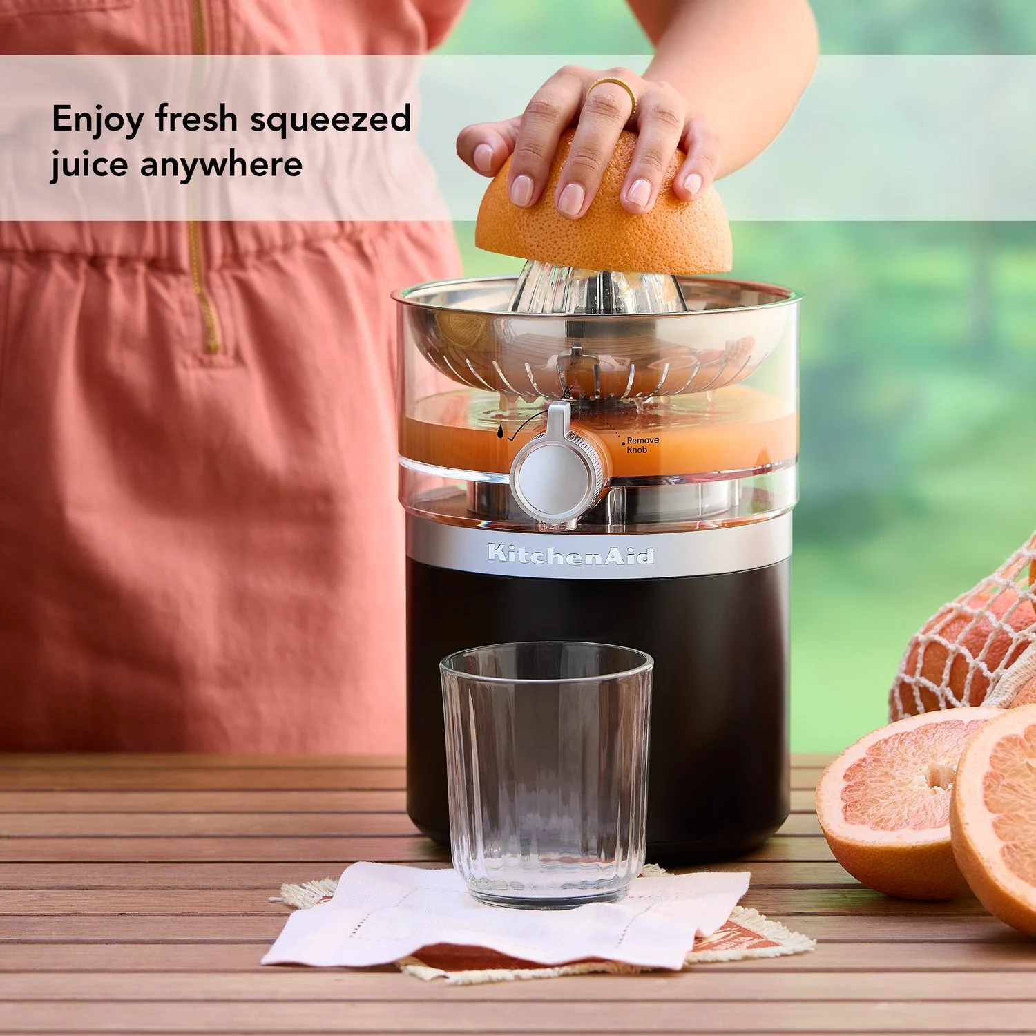 KitchenAid Cordless Go Citrus Juicer w/o Battery in Black Matte (KCJR160BM) - Image 6