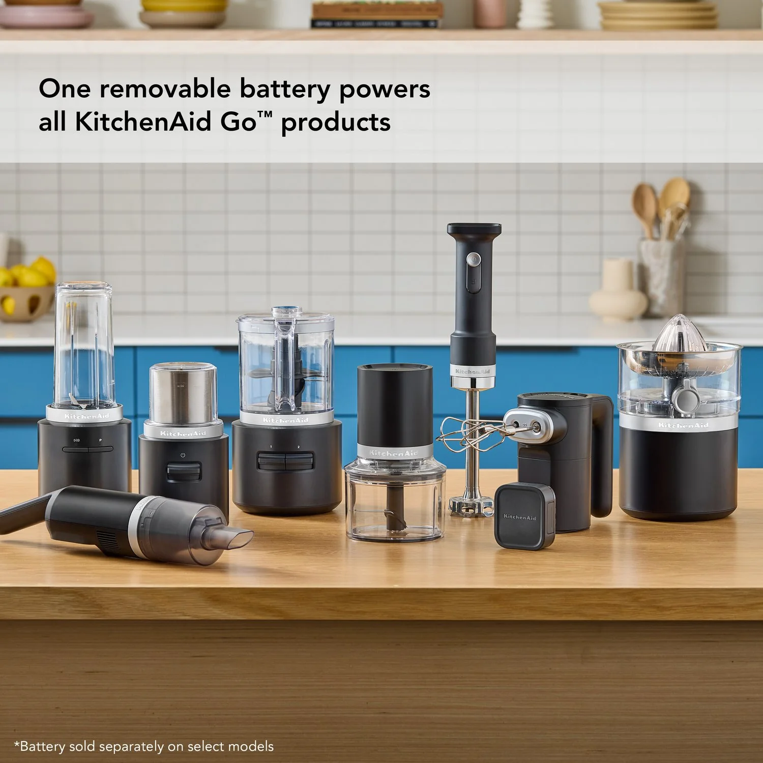 KitchenAid Cordless Go Citrus Juicer w/o Battery in Black Matte (KCJR160BM) - Image 9