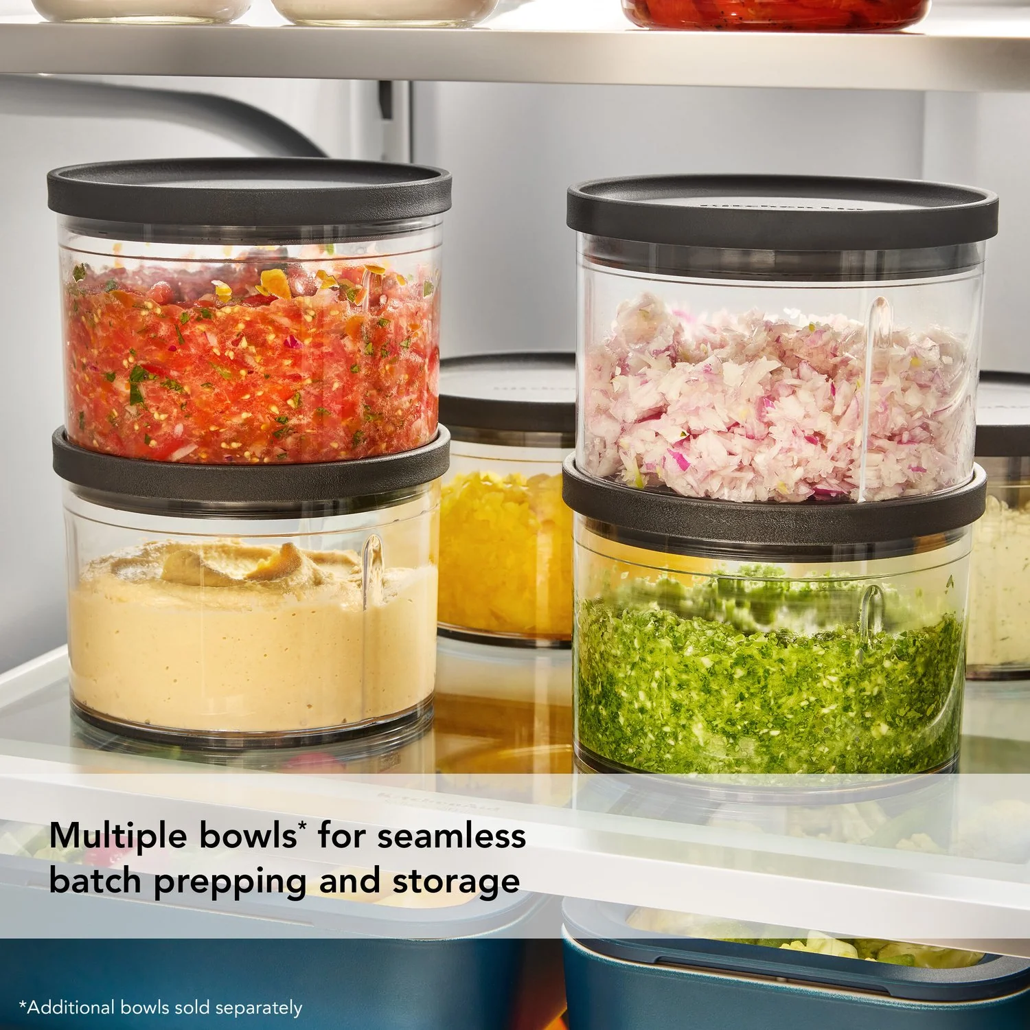 KitchenAid Cordless Go Top Down Chopper 3.5 Cup in Black Matte, Battery Sold Separately (KTCR350BM) - Image 7
