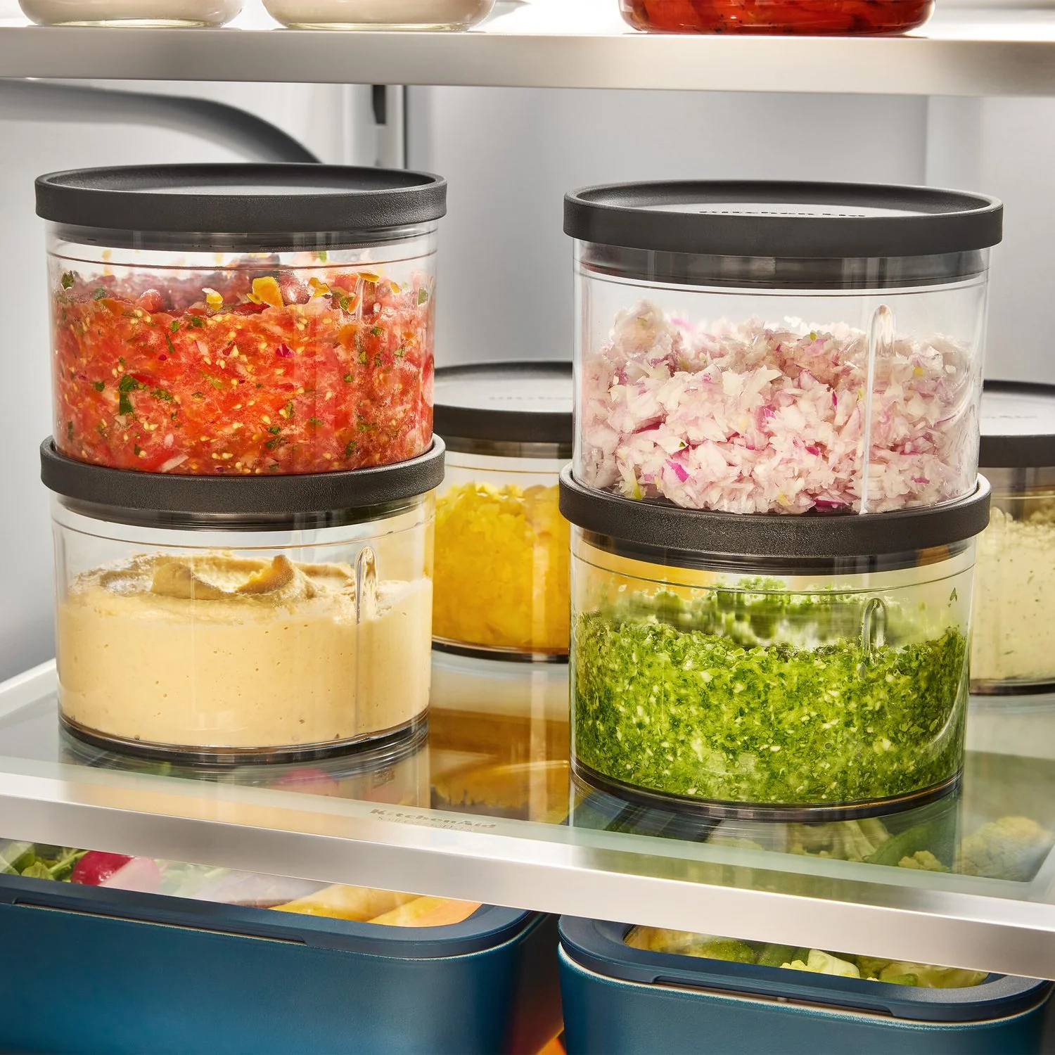 KitchenAid Cordless Go Top Down Chopper 3.5 Cup in Black Matte, Battery Sold Separately (KTCR350BM) - Image 8