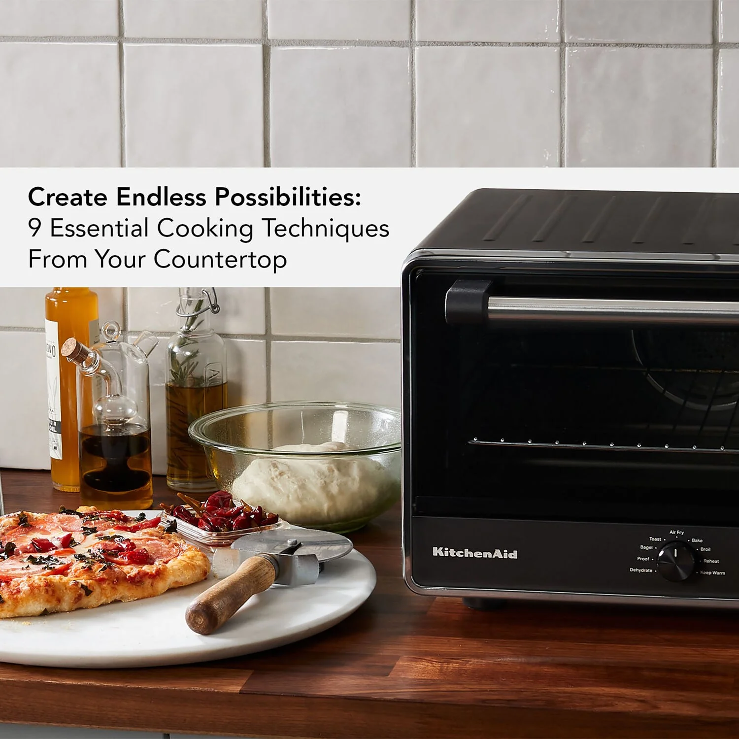 KitchenAid Digital Countertop Oven with Air Fry in Black Matte (KCO124BM) - Image 3