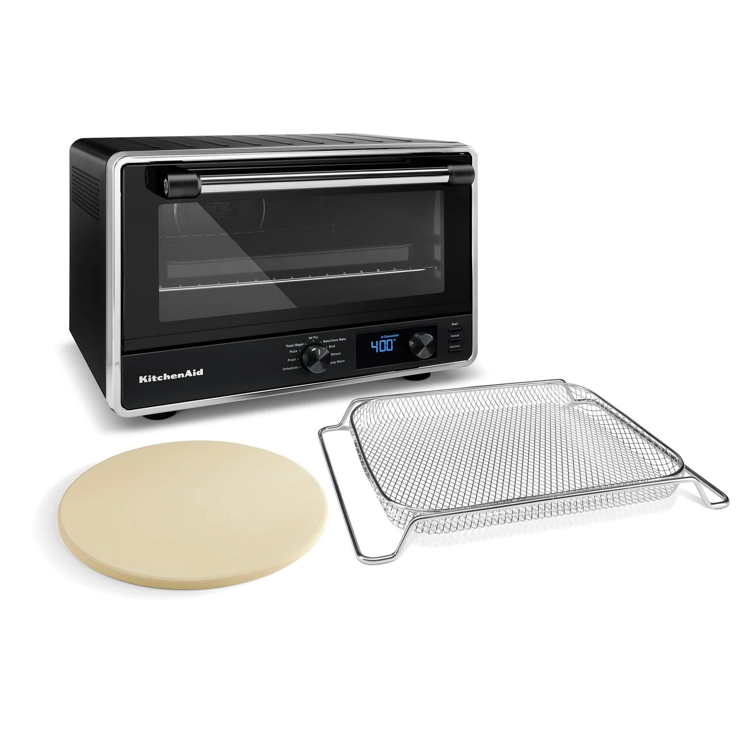 KitchenAid Digital Countertop Oven with Air Fry & Pizza Stone in Black Matte (KCO128BM) - Image 11