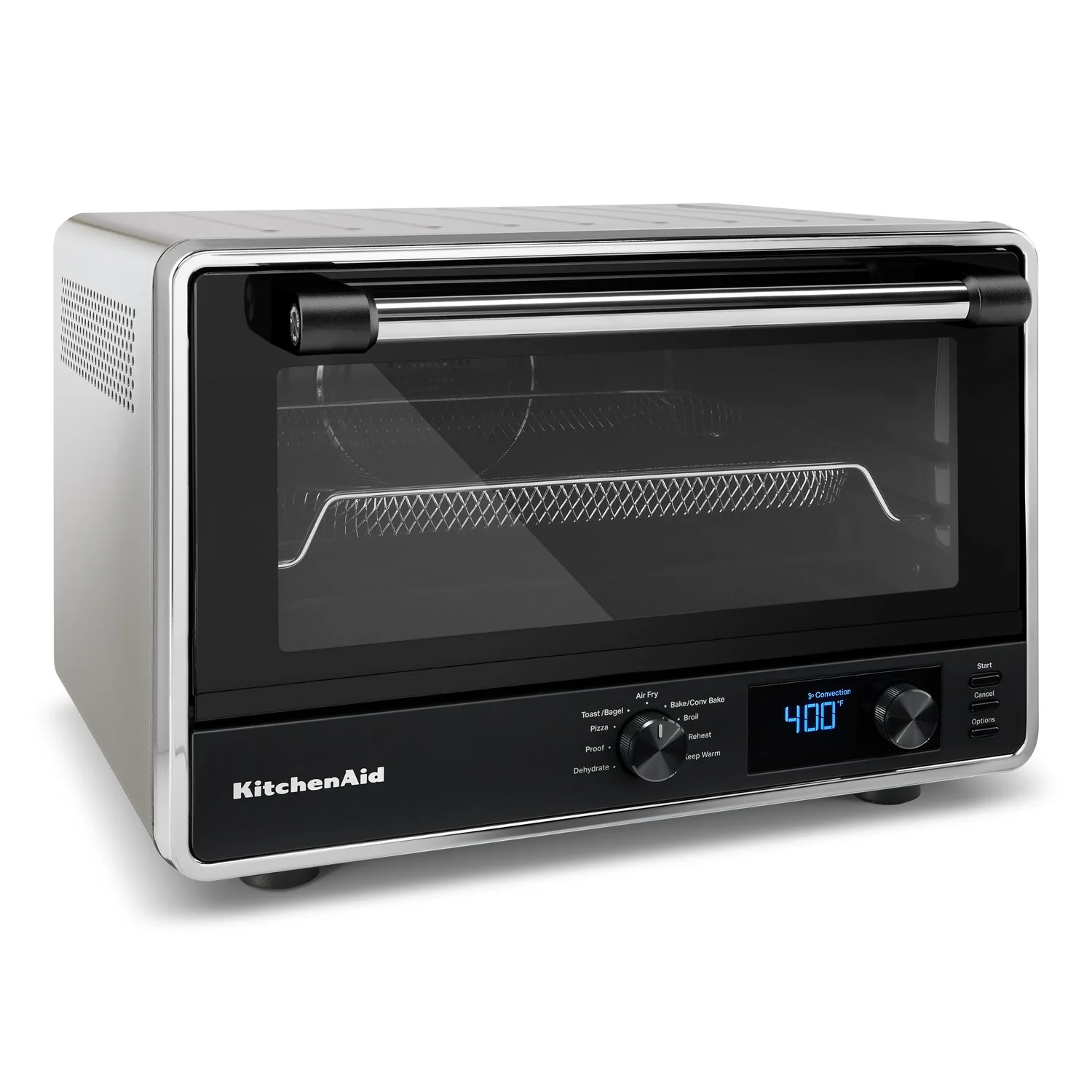 KitchenAid Digital Countertop Oven with Air Fry & Pizza Stone in Contour Silver (KCO128CU) - Image 7