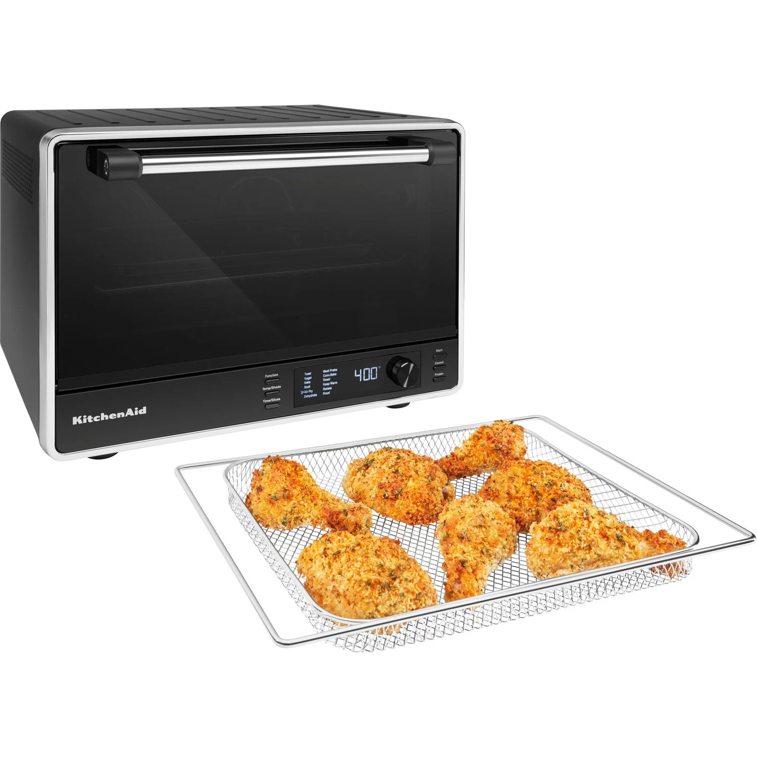 KitchenAid Dual Convection Countertop Oven with Air Fry & Temperature Probe in Black Matte (KCO224BM) - Image 7
