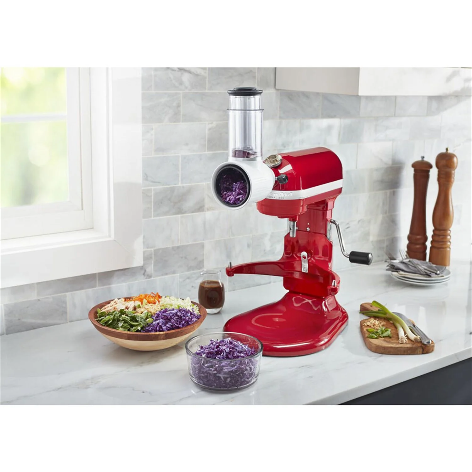 KitchenAid Fresh Prep Slicer/Shredder Attachment for Stand Mixer (KSMVSA) - Image 2