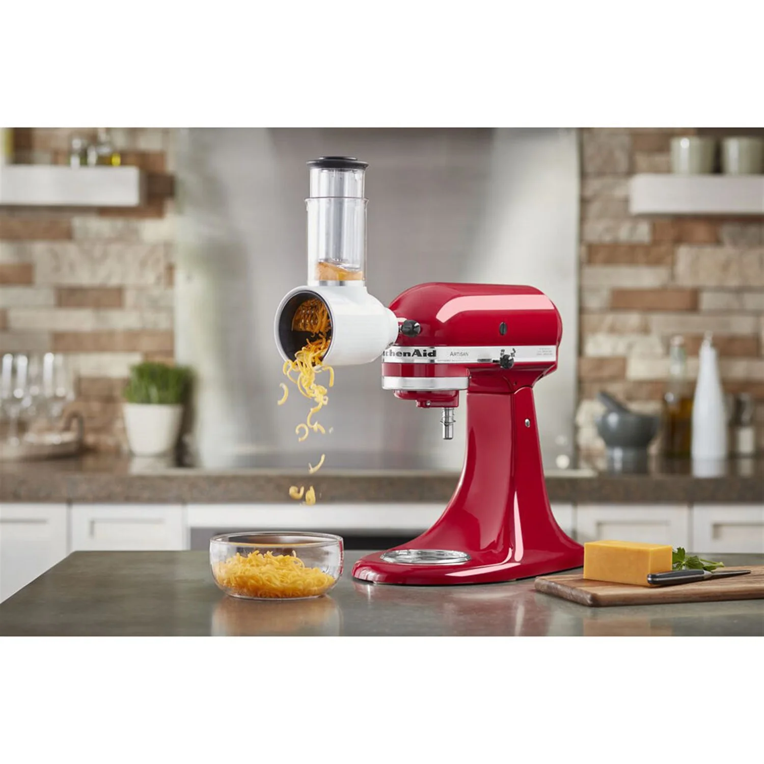 KitchenAid Fresh Prep Slicer/Shredder Attachment for Stand Mixer (KSMVSA) - Image 4