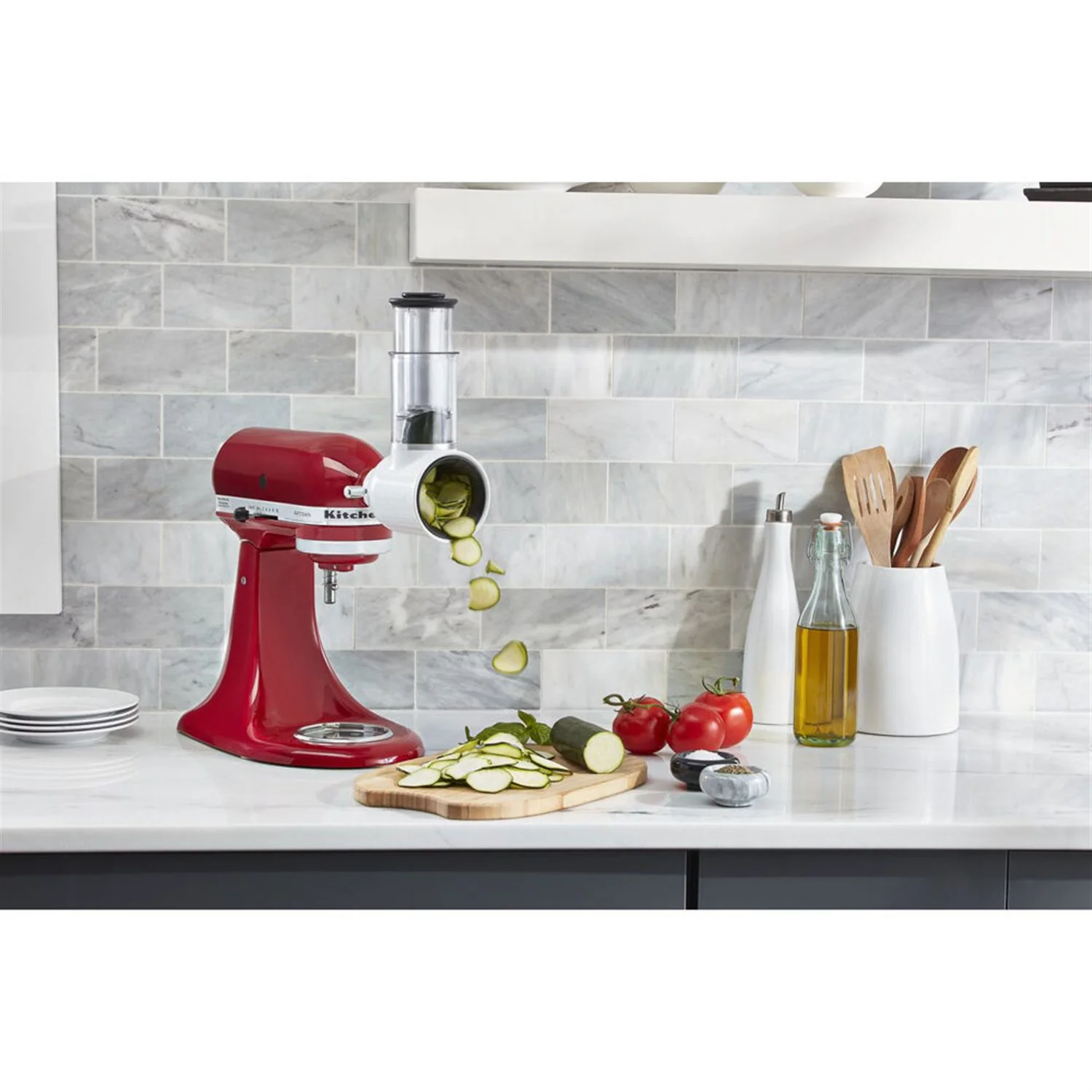 KitchenAid Fresh Prep Slicer/Shredder Attachment for Stand Mixer (KSMVSA) - Image 5