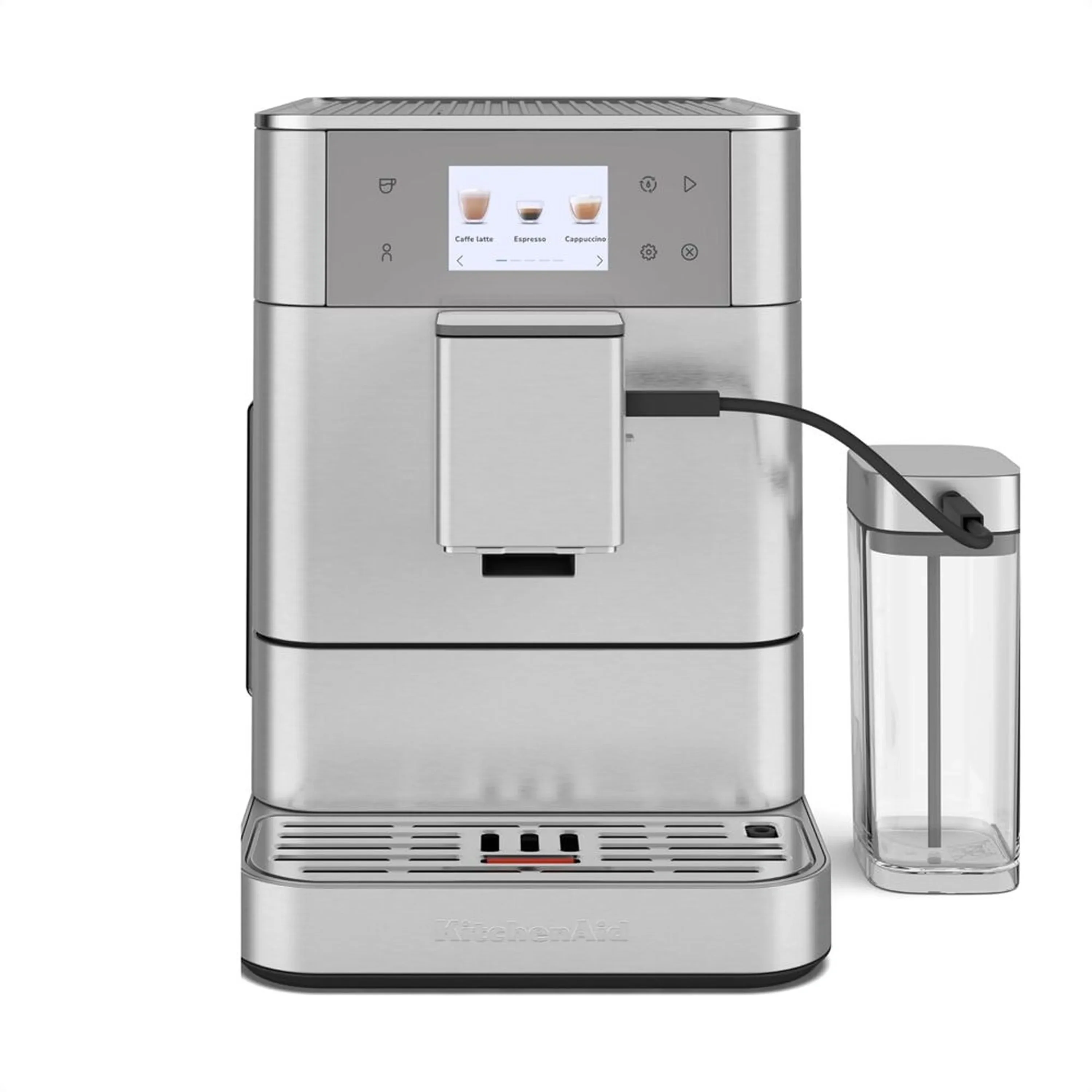 KitchenAid Fully Automatic Espresso Machine KF7 with Milk Container in Stainless Steel (KES8557SX) - Image 3