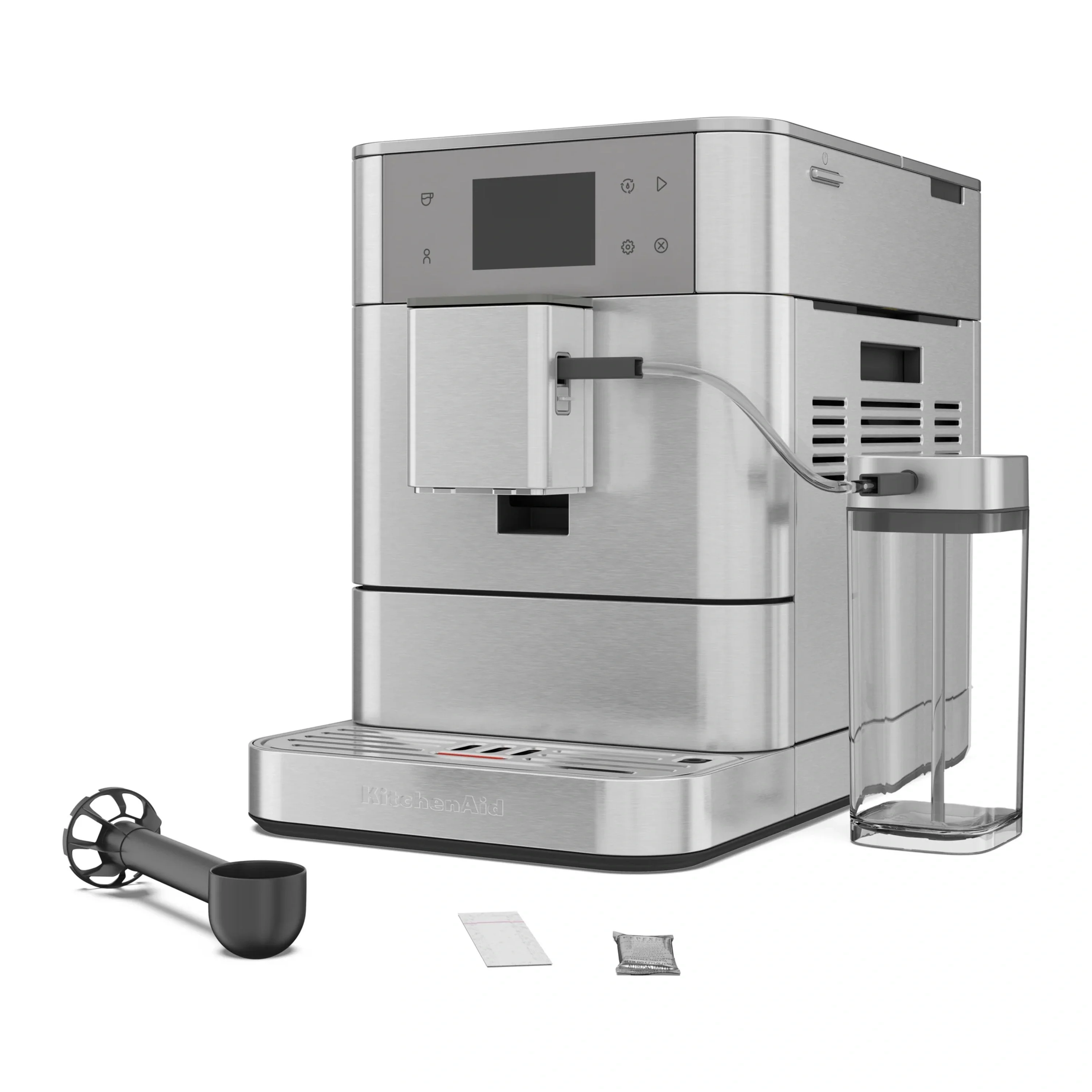 KitchenAid Fully Automatic Espresso Machine KF7 with Milk Container in Stainless Steel (KES8557SX) - Image 6