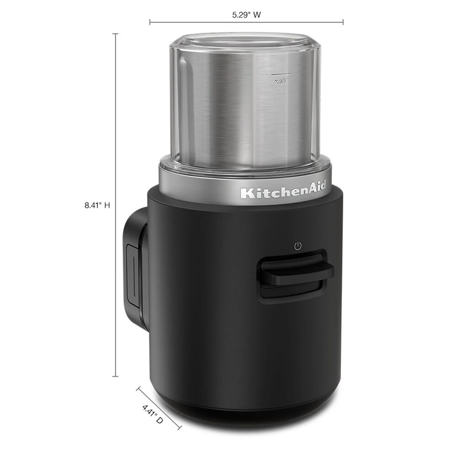 KitchenAid Go™ Cordless Blade Coffee Grinder in Black Matte with Battery Included (KBGR111BM) - Image 9